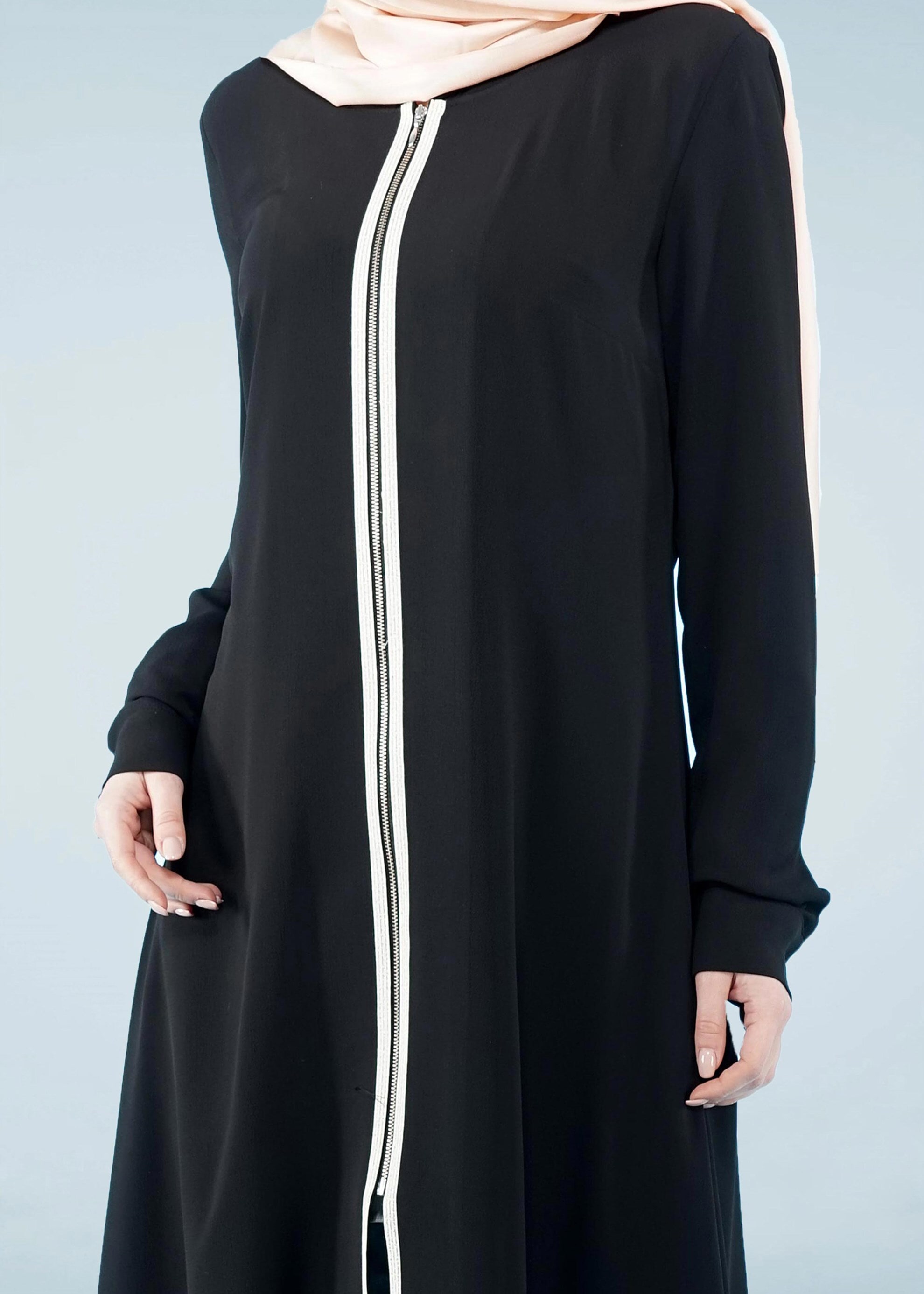 Tesettür giyim SİYAH 4086 NİŞANTAŞI TUNİK 38/46 TEK40