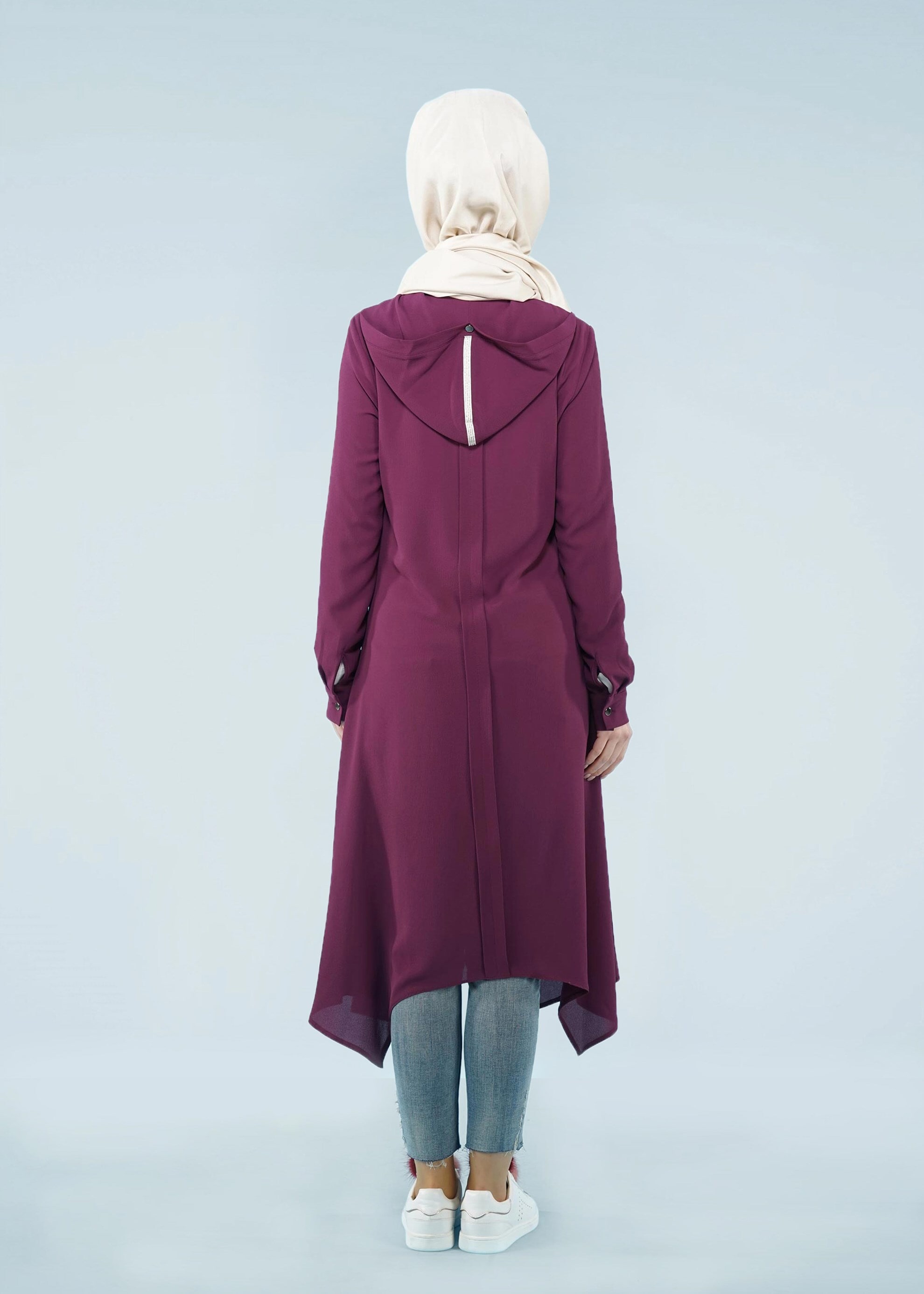 Tesettür giyim MÜRDÜM 4086 NİŞANTAŞI TUNİK 38/46 TEK40