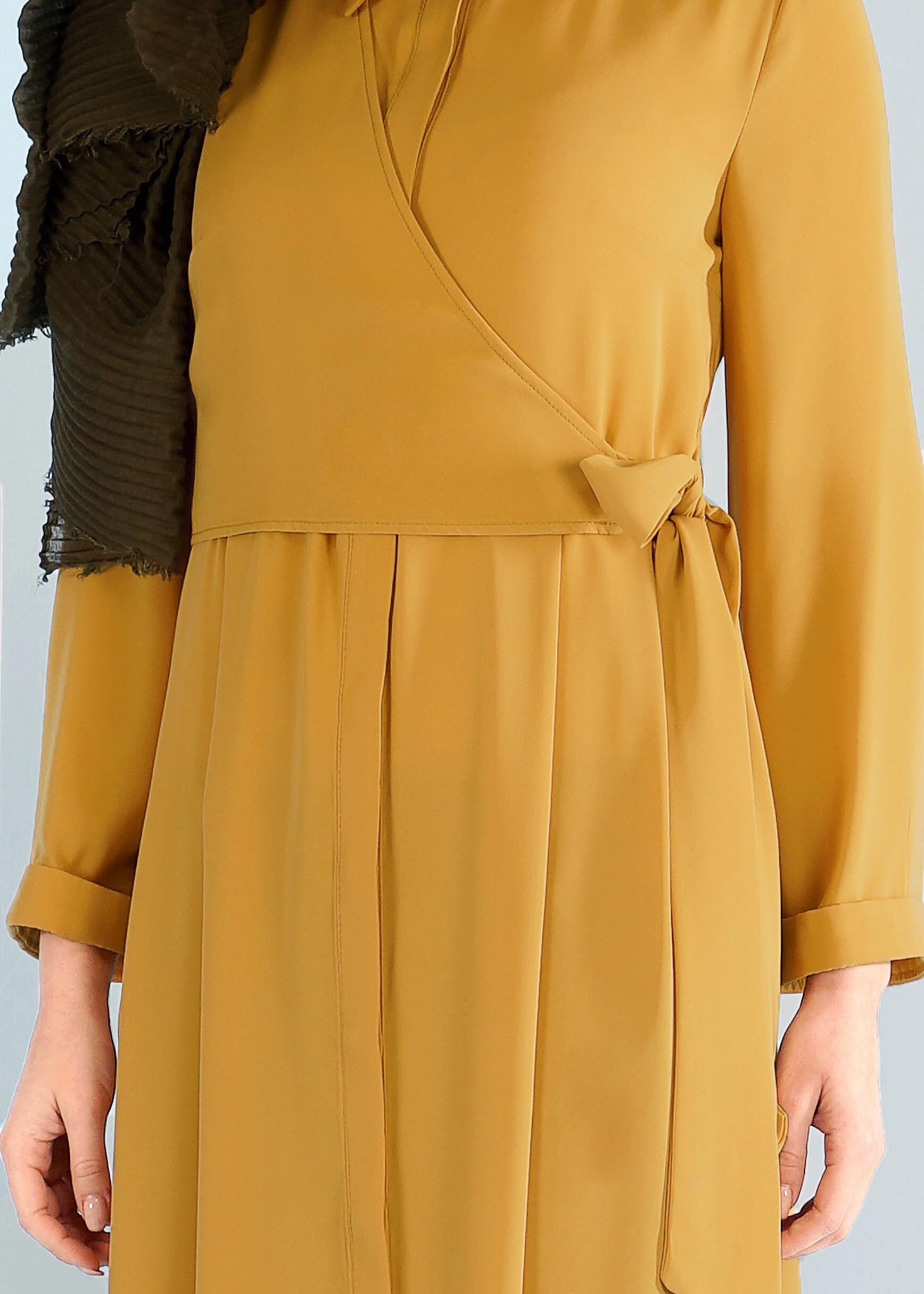 Tesettür giyim SARI 4088 NEW ALYA TUNİK 38/44 TEK40