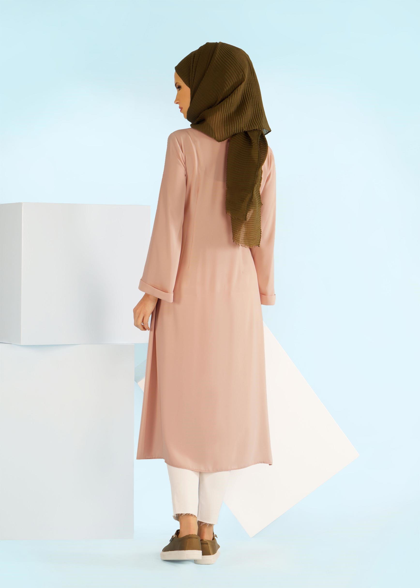 Tesettür giyim PUDRA 4088 NEW ALYA TUNİK 38/44 TEK40