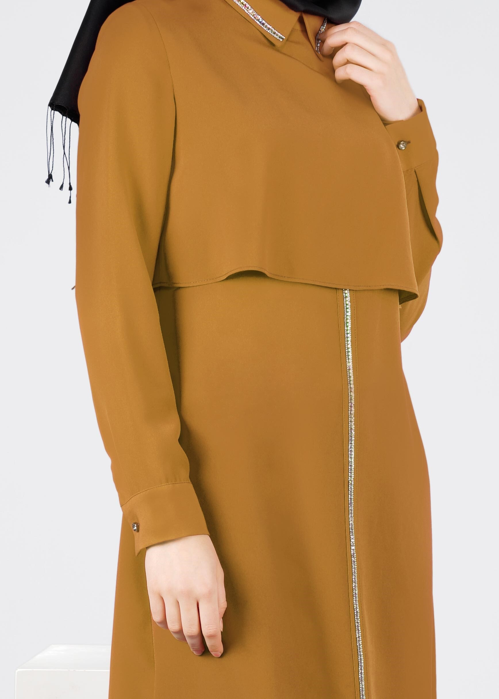 Tesettür giyim ALTIN 4089 NEW LOREN TUNİK 38/44 TEK40