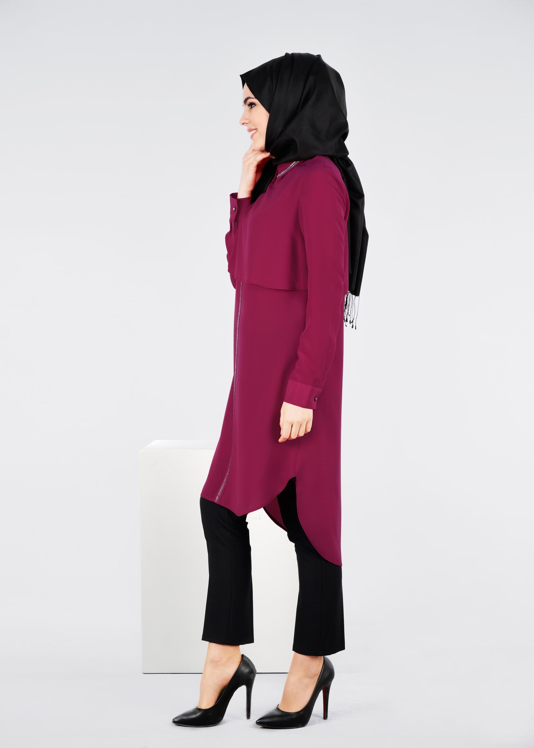 Tesettür giyim MÜRDÜM 4089 NEW LOREN TUNİK 38/44 TEK40