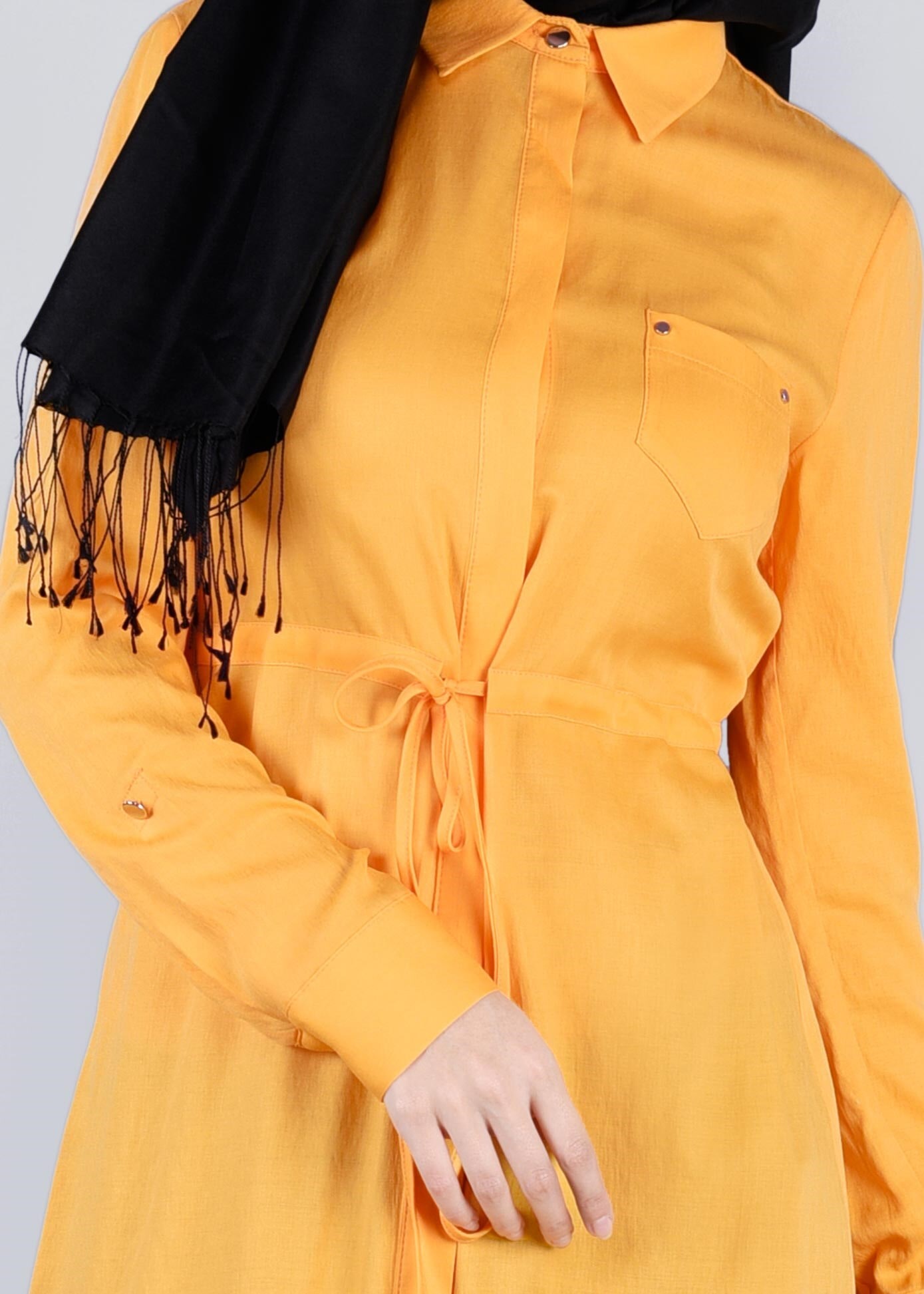 Tesettür giyim SARI 4226 EGZOTİK 6823 TUNİK 36/44 TEK38