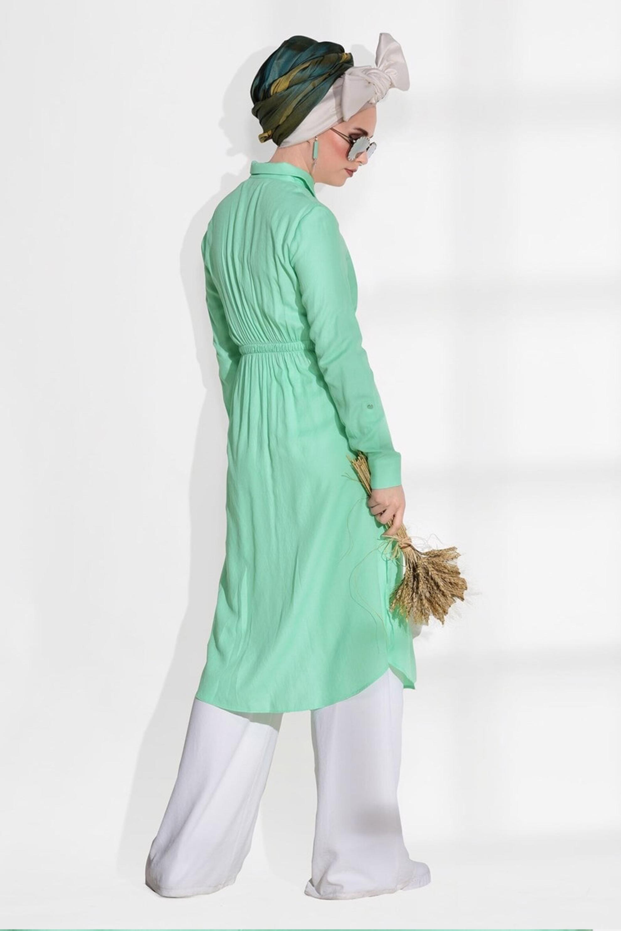 Tesettür giyim MAVİ 4226 EGZOTİK 6823 TUNİK 36/44 TEK38