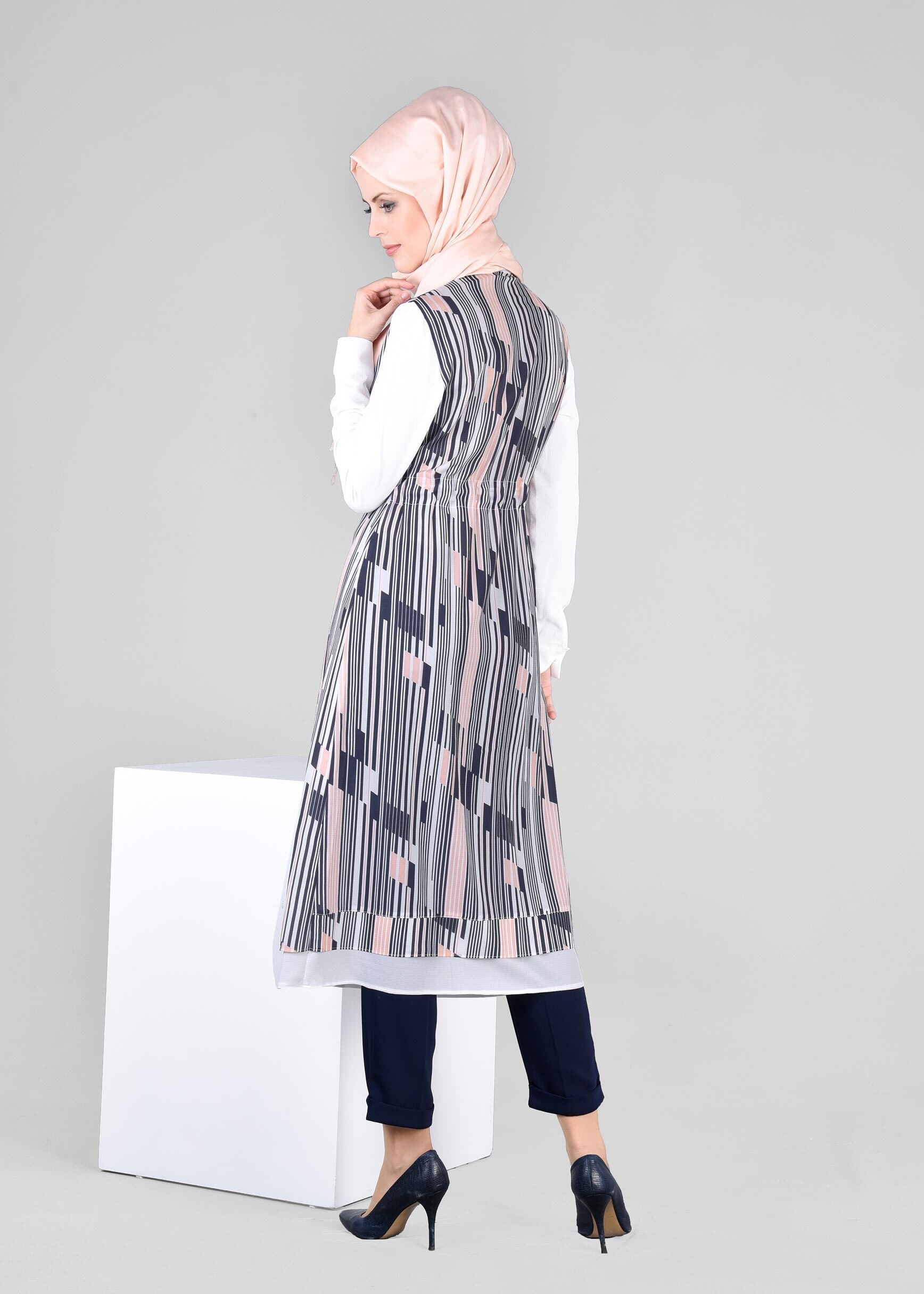 Tesettür giyim PUDRA 4297 KOBE 5851 TUNİK 38/46 TEK40