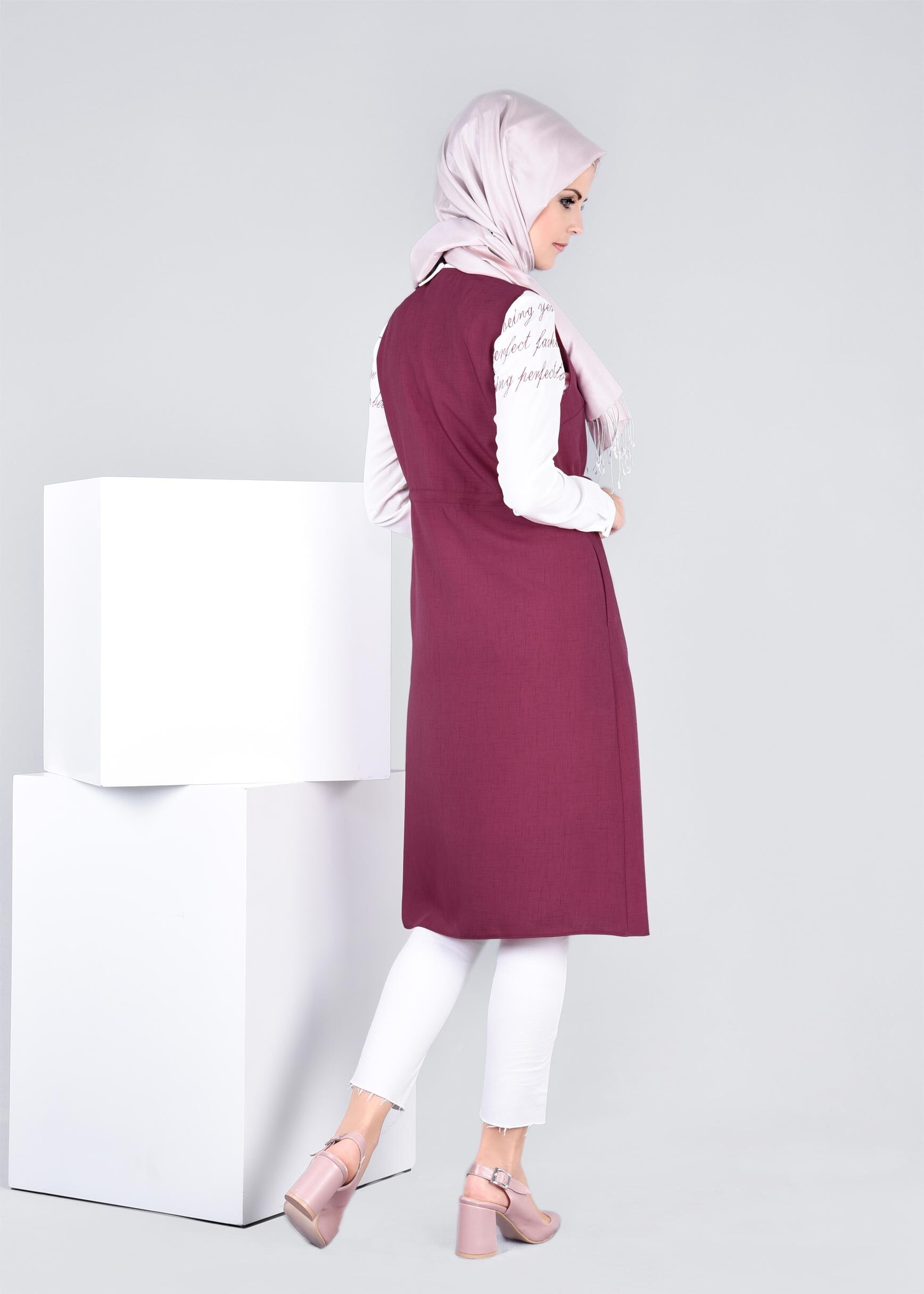 Tesettür giyim MOR 4312 YOGA 2&prime;Lİ TUNİK 38/46