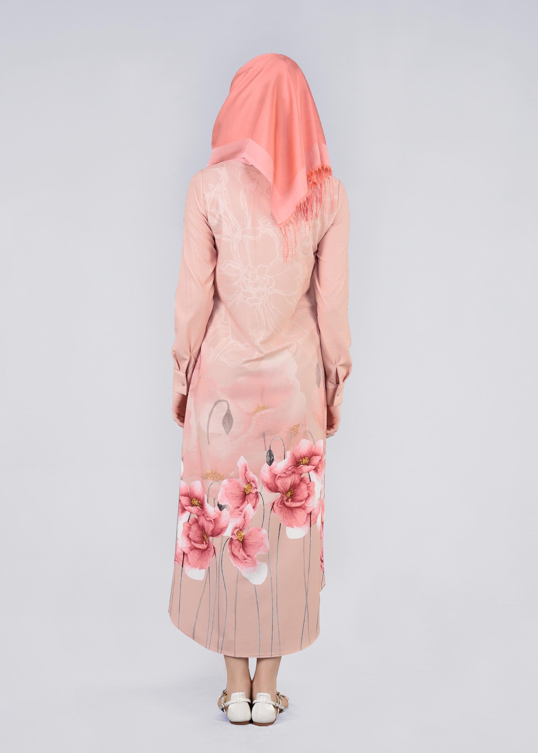 Tesettür giyim PUDRA 4344 İNCİ 143303 TUNİK 38/46 TEK40