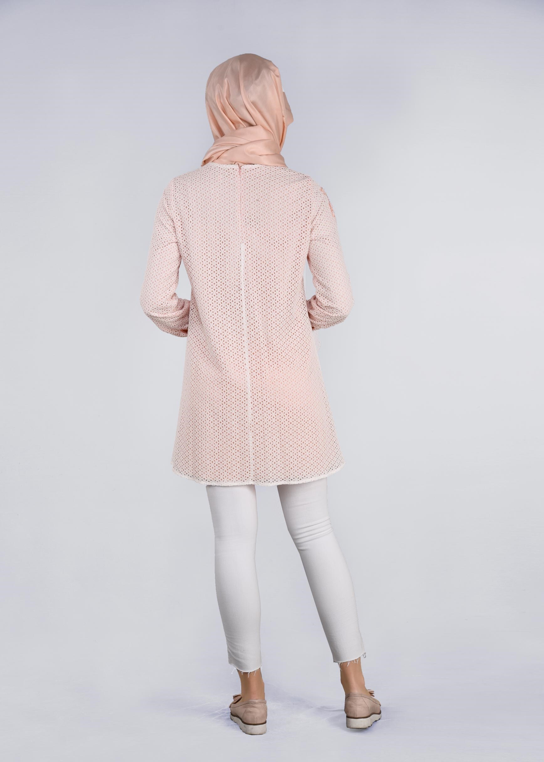 Tesettür giyim BEJ 4452 BİTA 1664 TUNİK 36/42