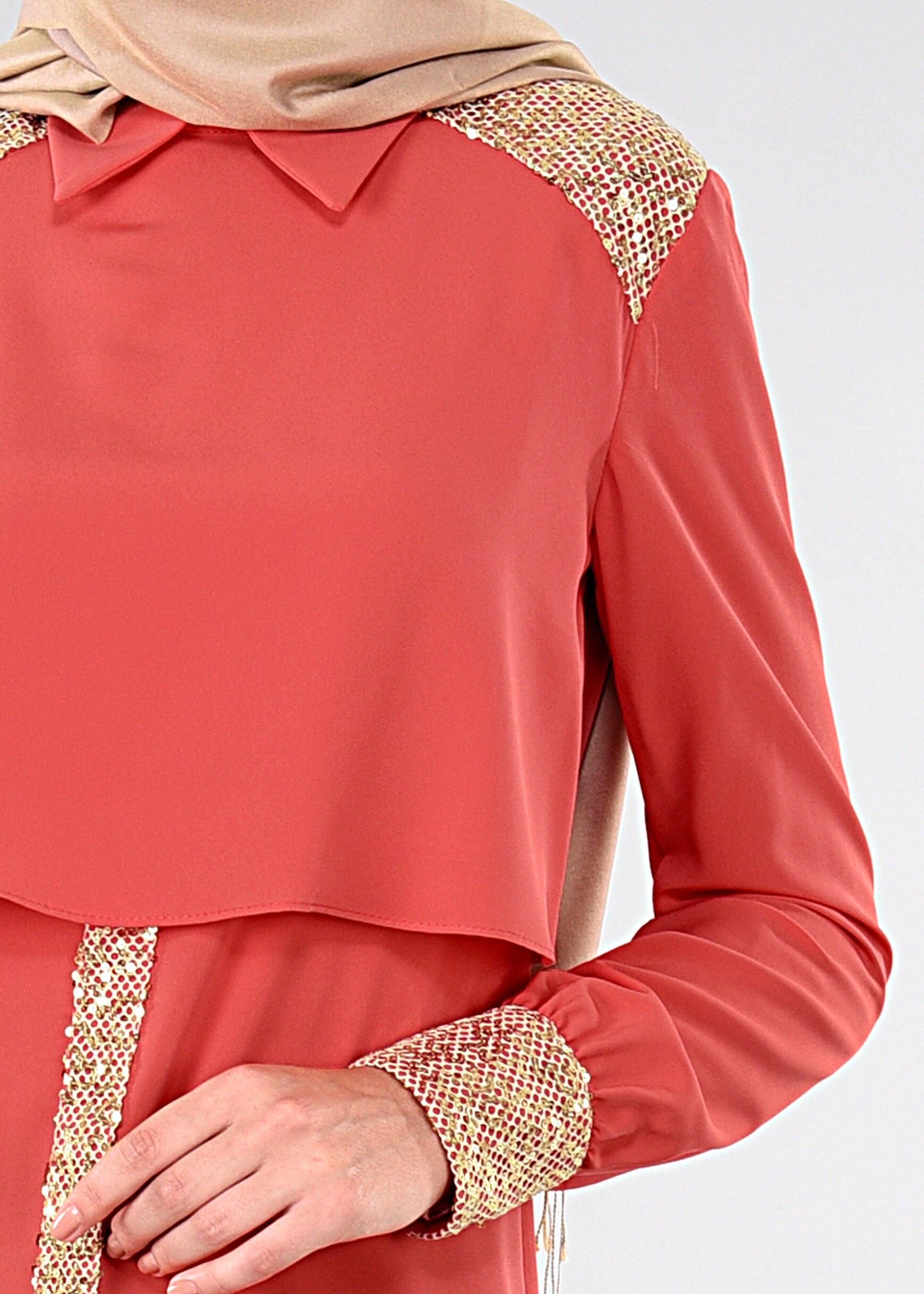 Tesettür giyim MERCAN 4518 NEW LOREN TUNİK 38/44