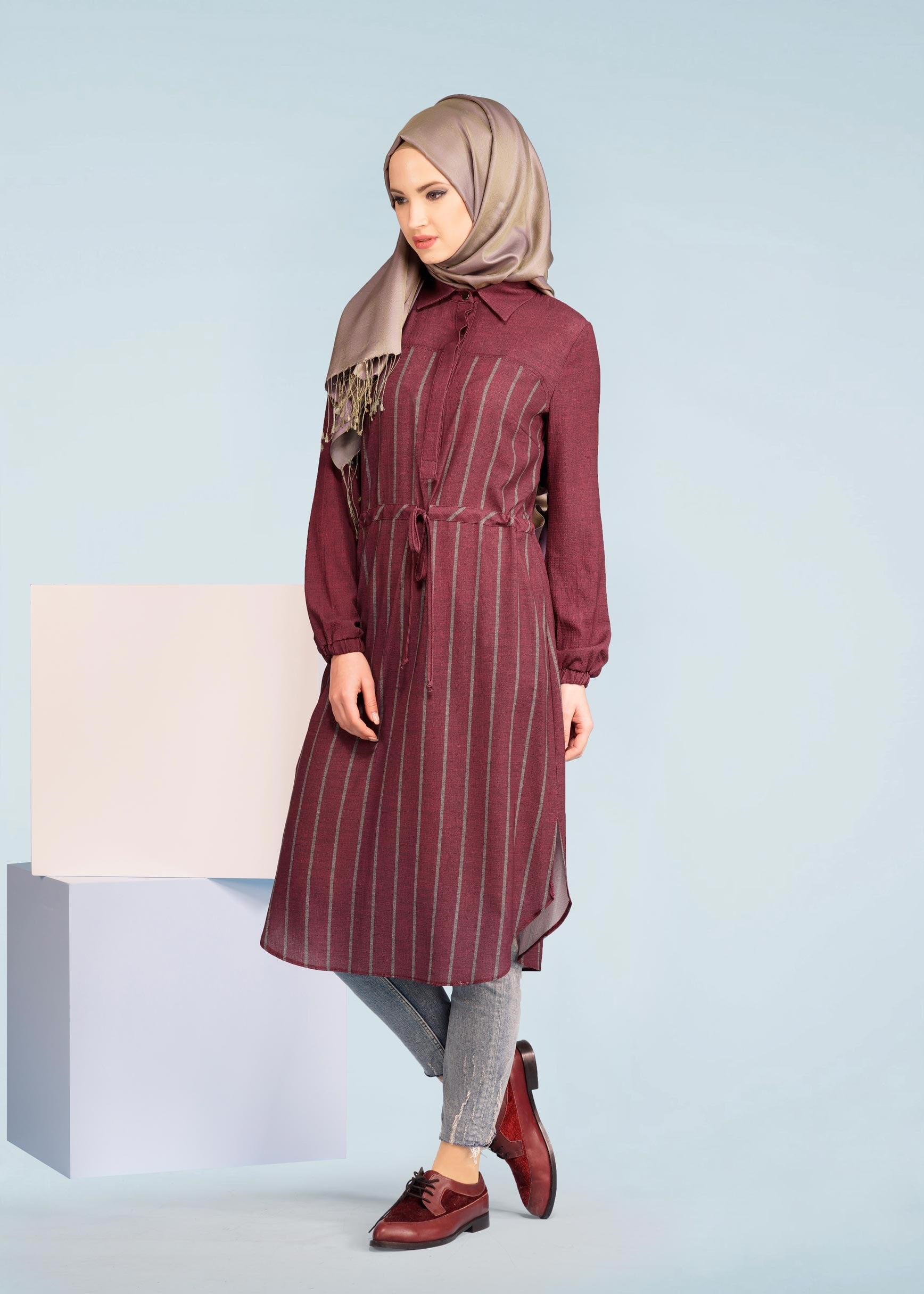 Tesettür giyim MÜRDÜM 4922 CAPRİ 11029 TUNİK 38/44 TEK36