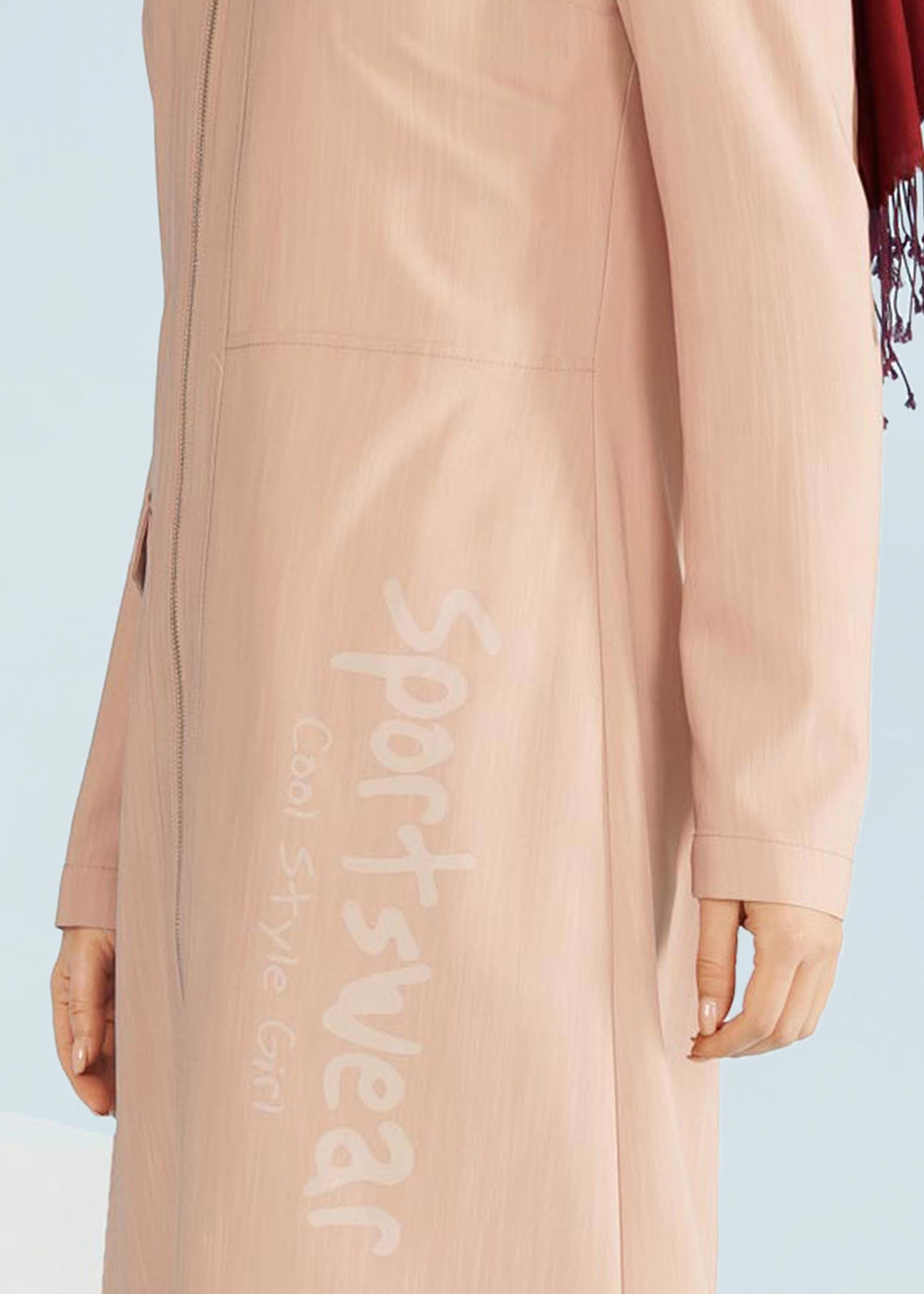 Tesettür giyim BEJ 1008 17575 TRENCH 38/46