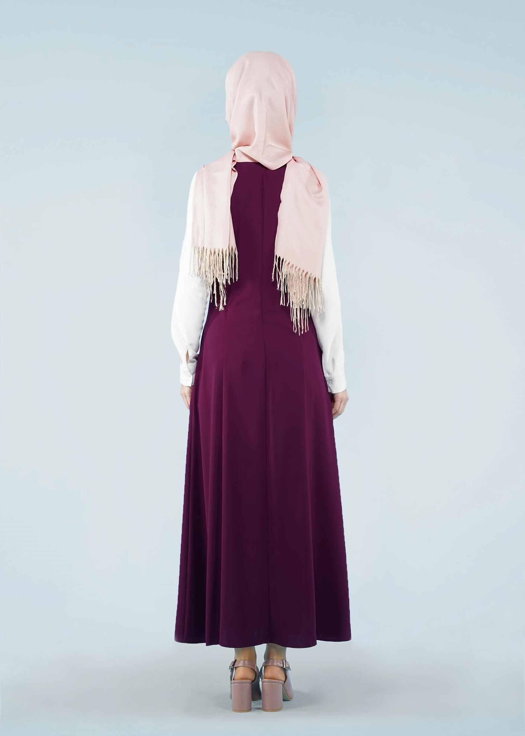 Tesettür giyim MOR 4080 FARAH 6288 YELEK 38/46 TEK40-42