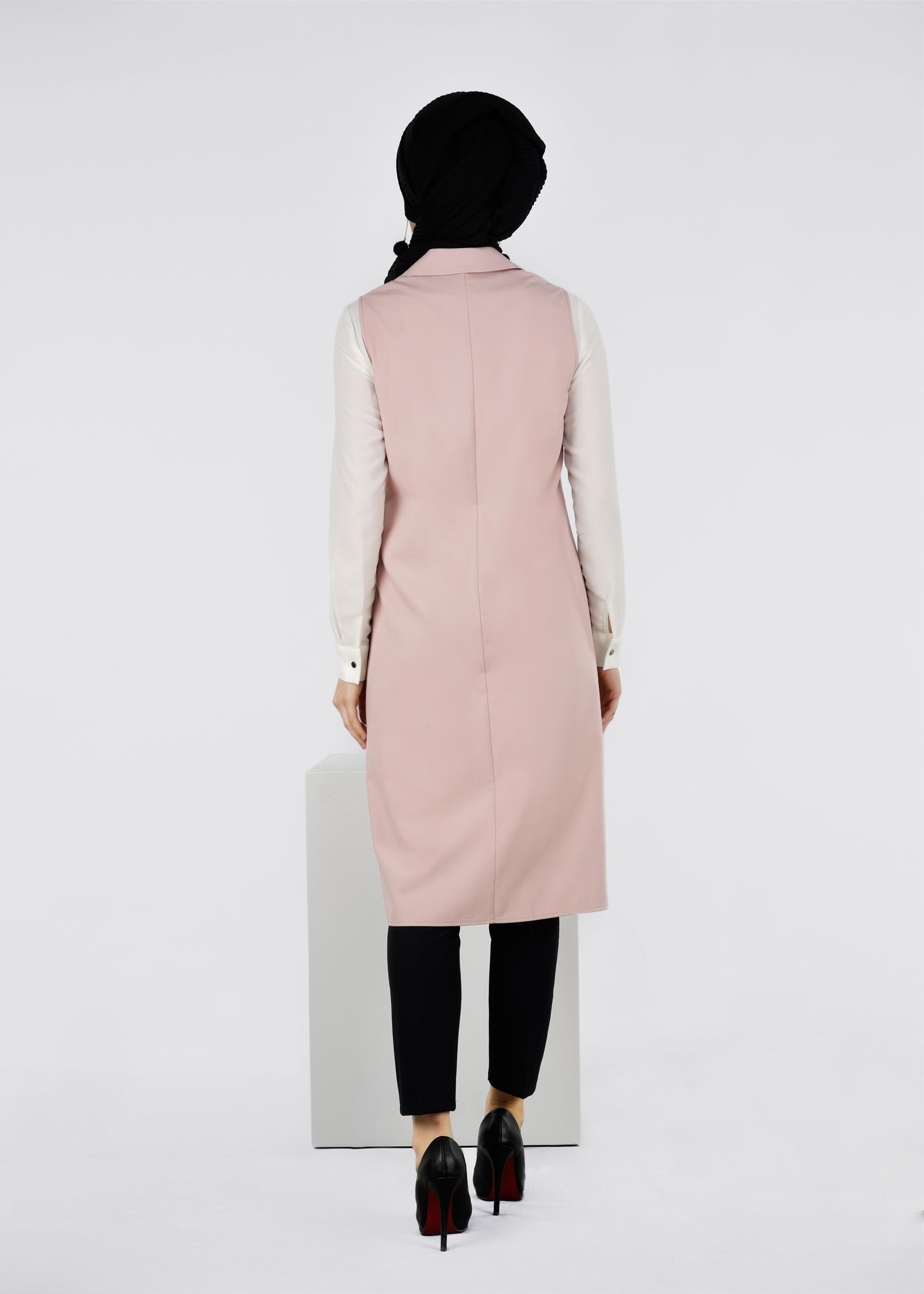 Tesettür giyim PUDRA 4216 LİFE TESETTÜR YELEK 38/48