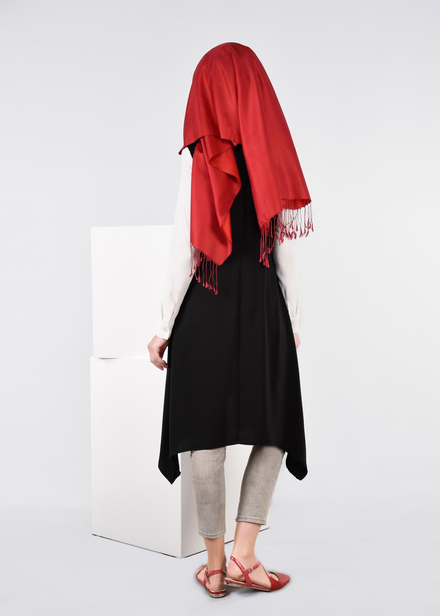 Tesettür giyim SİYAH 4273 VİRONA YELEK 38/46 TEK40