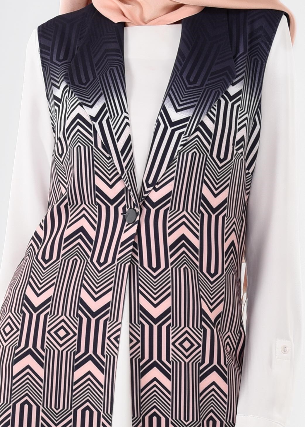 Tesettür giyim PUDRA 4352 POWER 1090 YELEK 40/48 TEK38