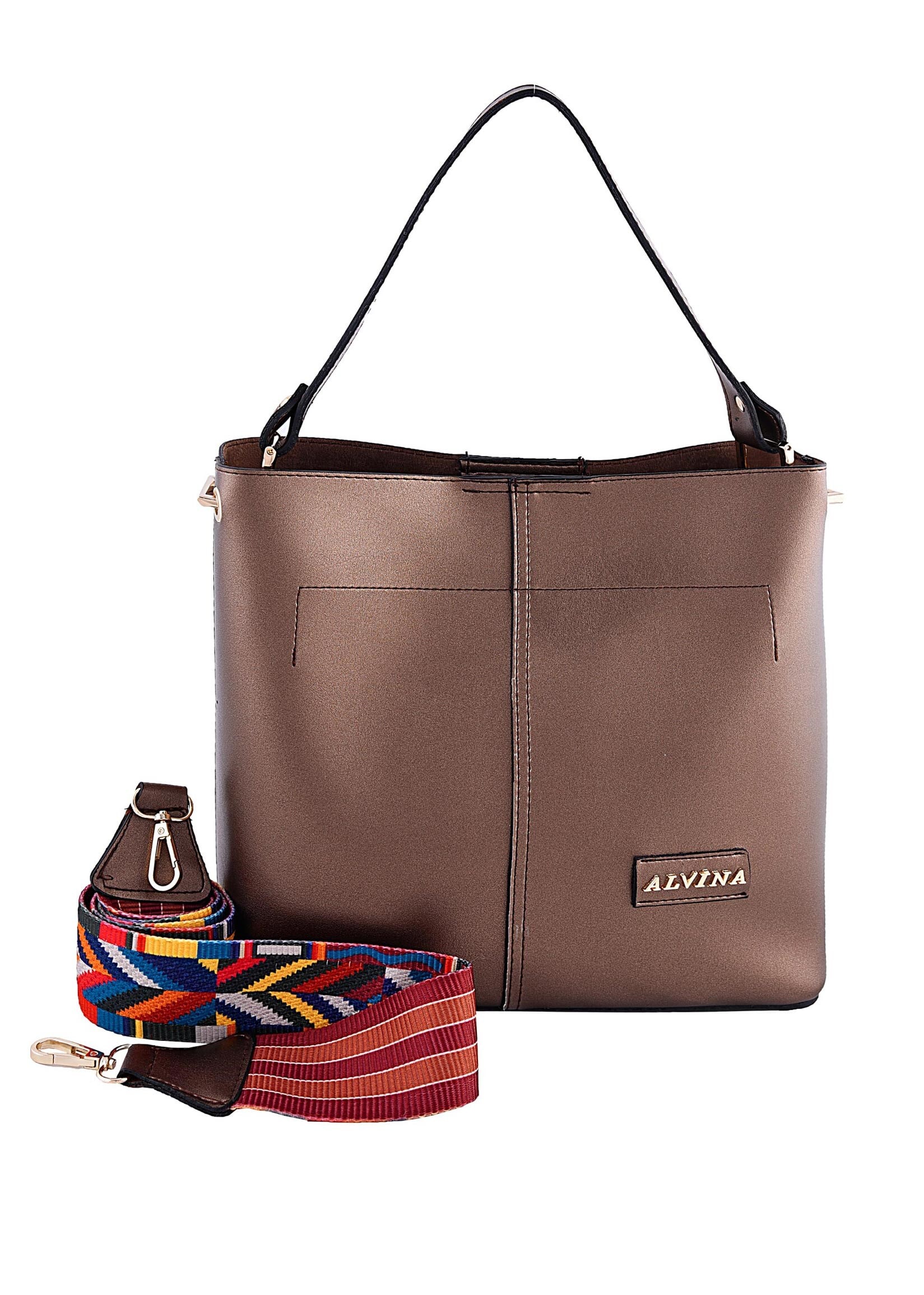 Tesettür giyim BAKIR / BRONZ 1473 ALVİNA ÇANTA