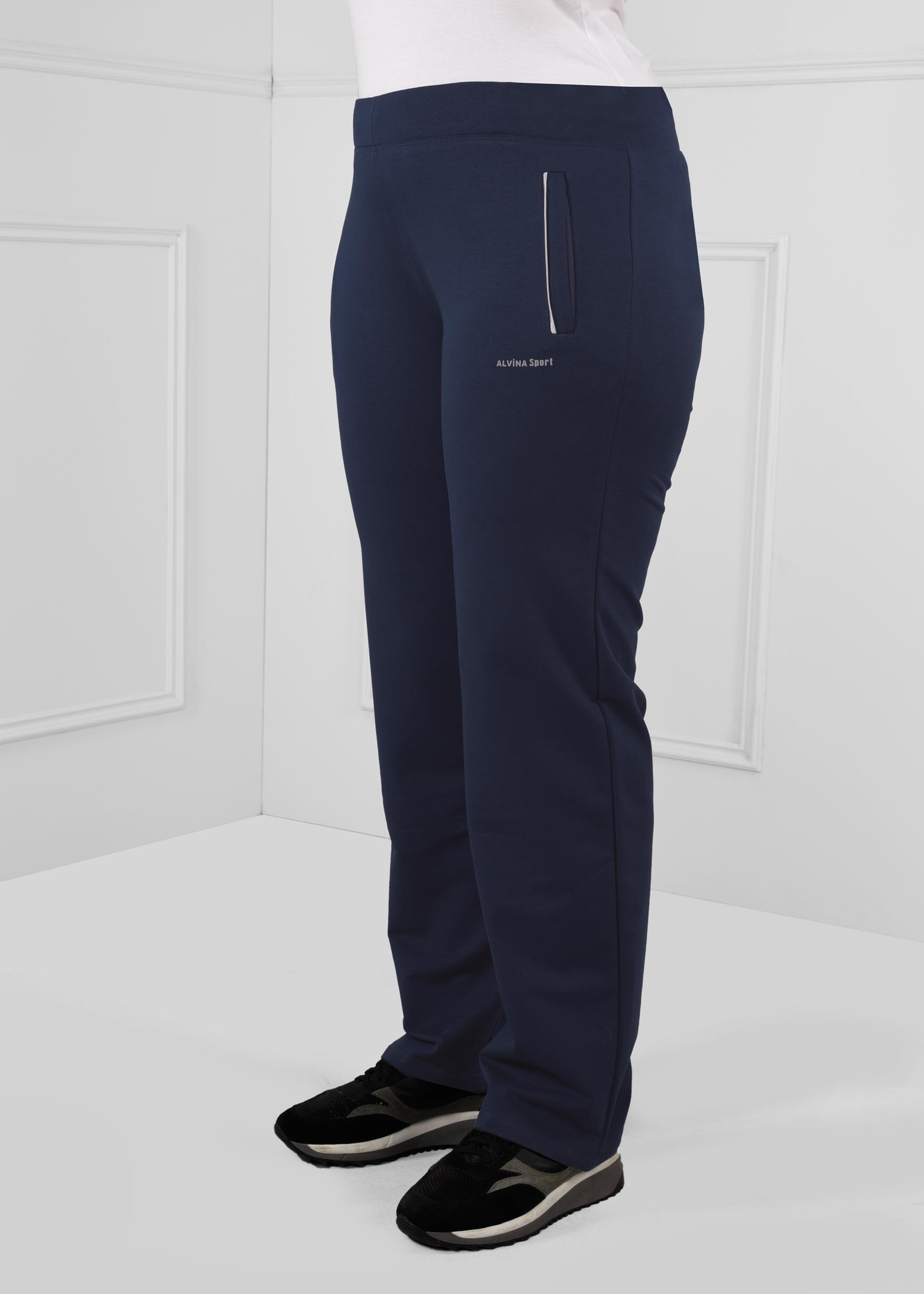 Hijab clothing NAVY BLUE COTTON TRACKSUIT BOTTOM 7197 