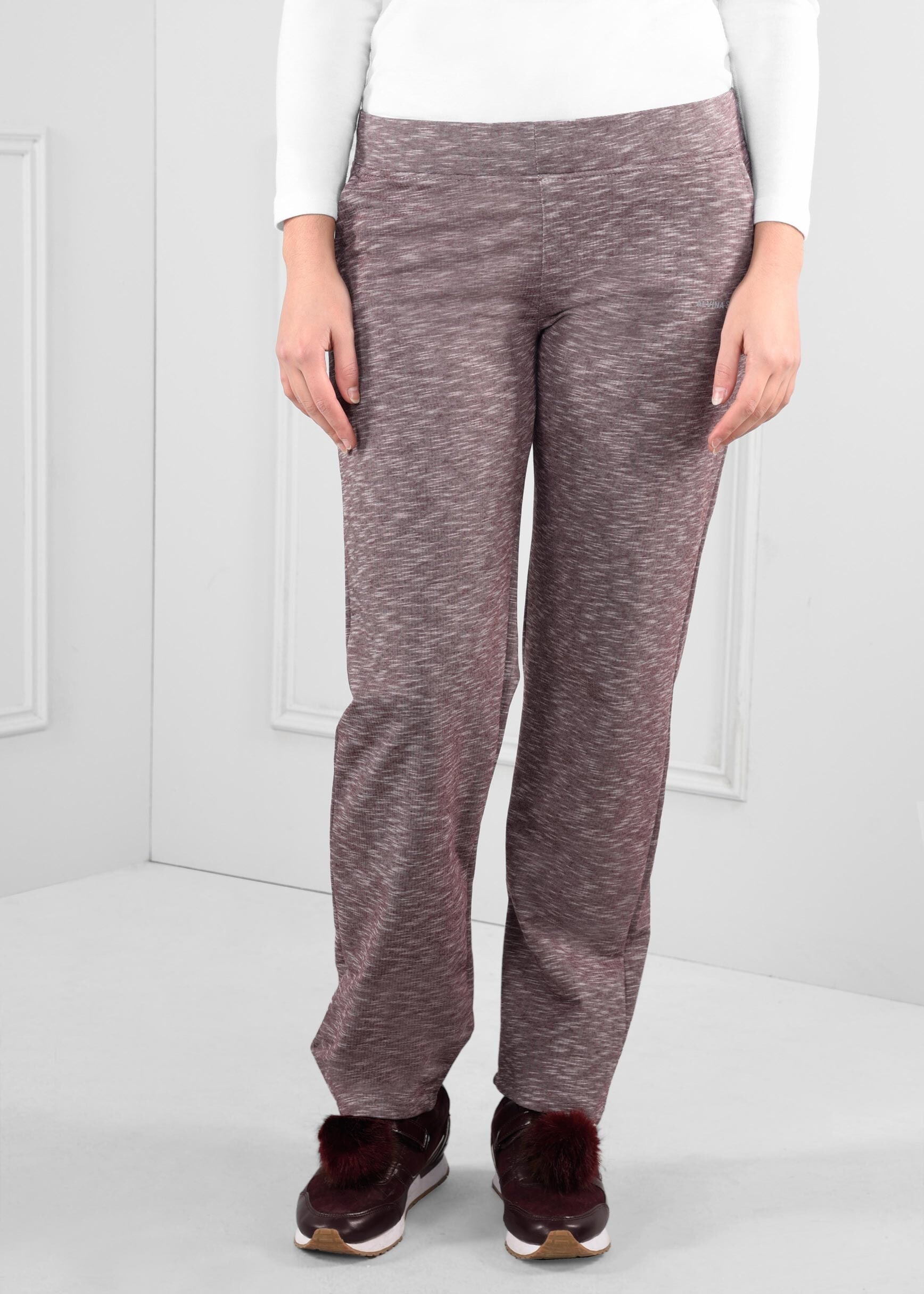 Vêtements hijab ROUGE BORDEAUX PANTALON DE JOGGING EN COTON 7272