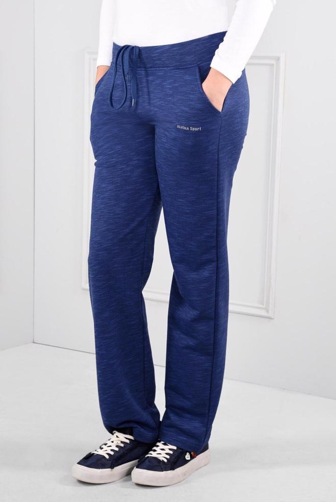 Vêtements hijab BLEU MARINE PANTALON DE JOGGING EN COTON 7272 - ALVİNA