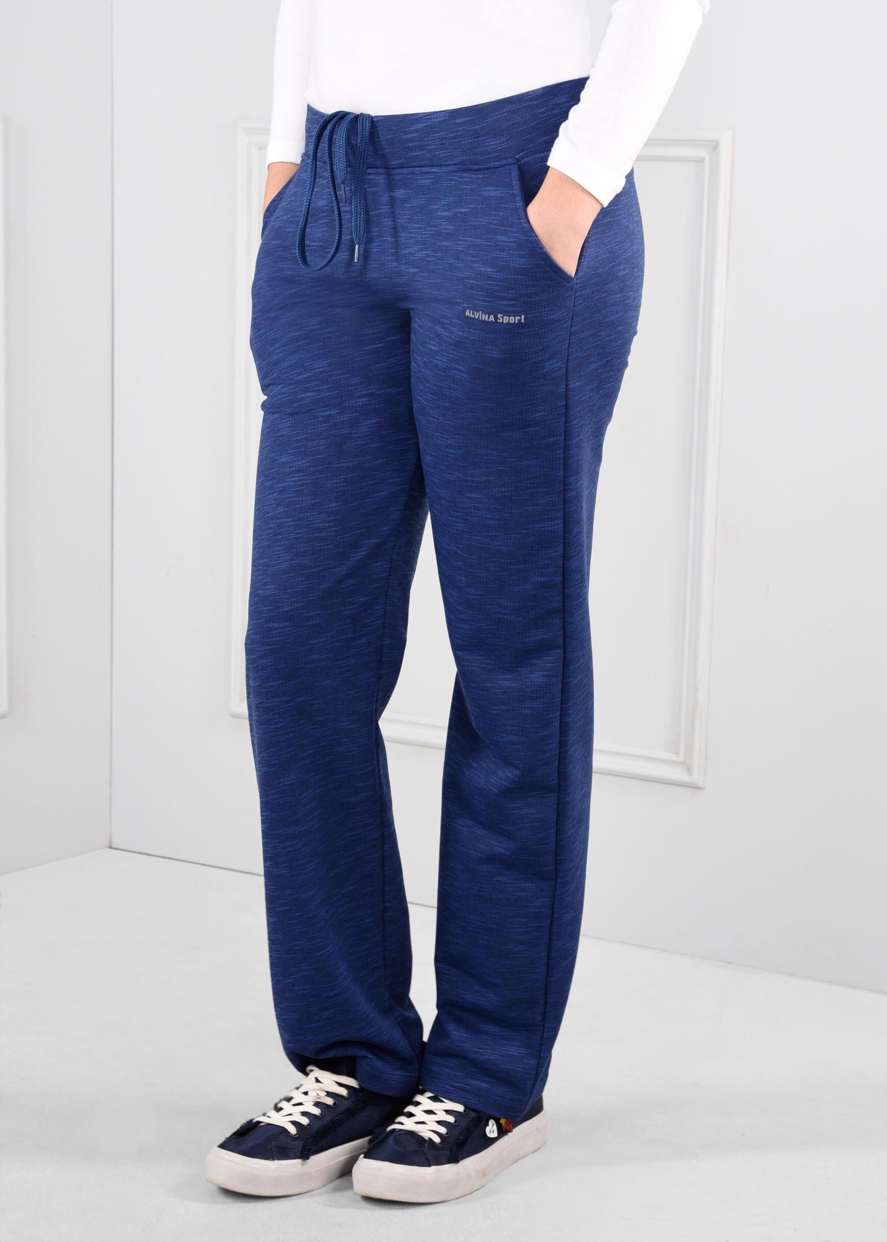 Hijab clothing NAVY BLUE COTTON TRACKSUIT BOTTOM 7272