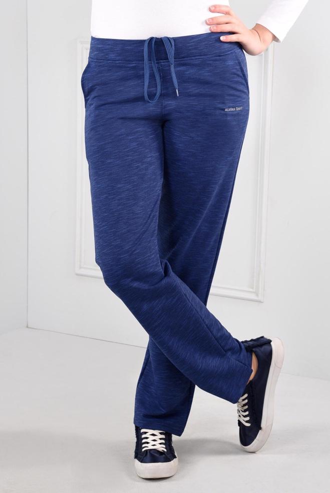 Vêtements hijab BLEU MARINE PANTALON DE JOGGING EN COTON 7272 - ALVİNA