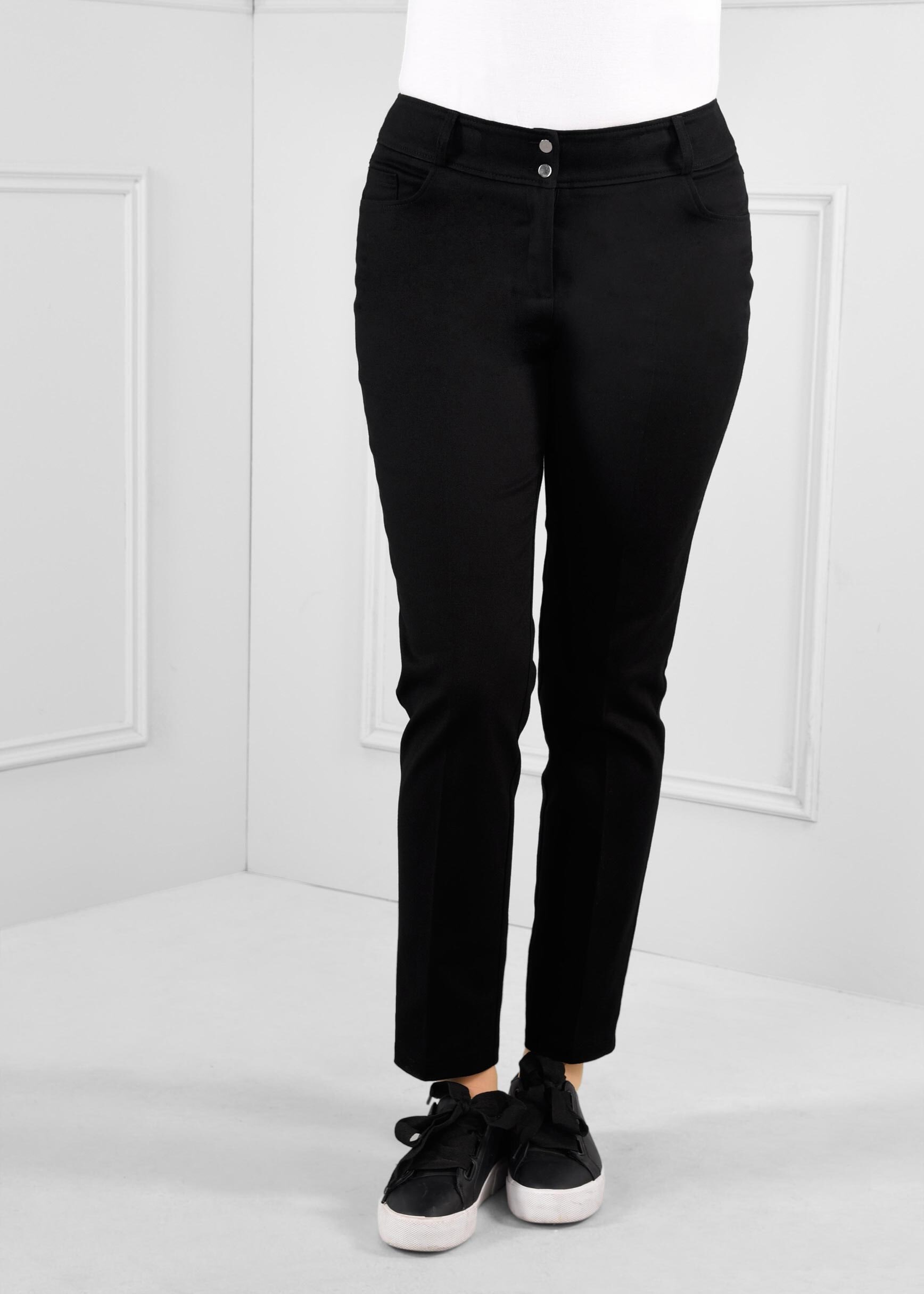 Tesettür giyim SİYAH BORU PAÇA PANTOLON 7253