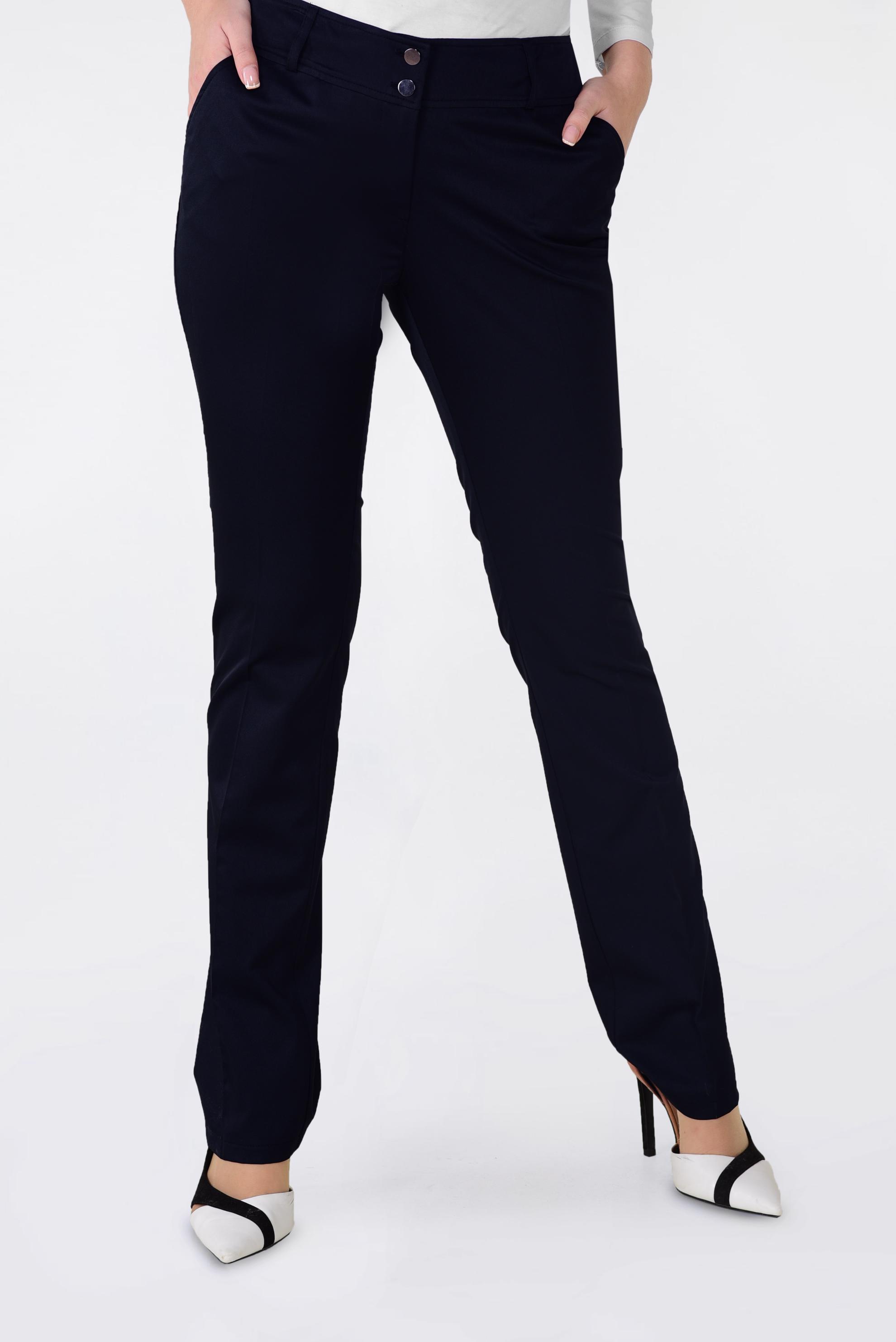 Tesettür giyim LACİVERT CEPLİ ARA BEL KLASİK KESİM PANTOLON 7262