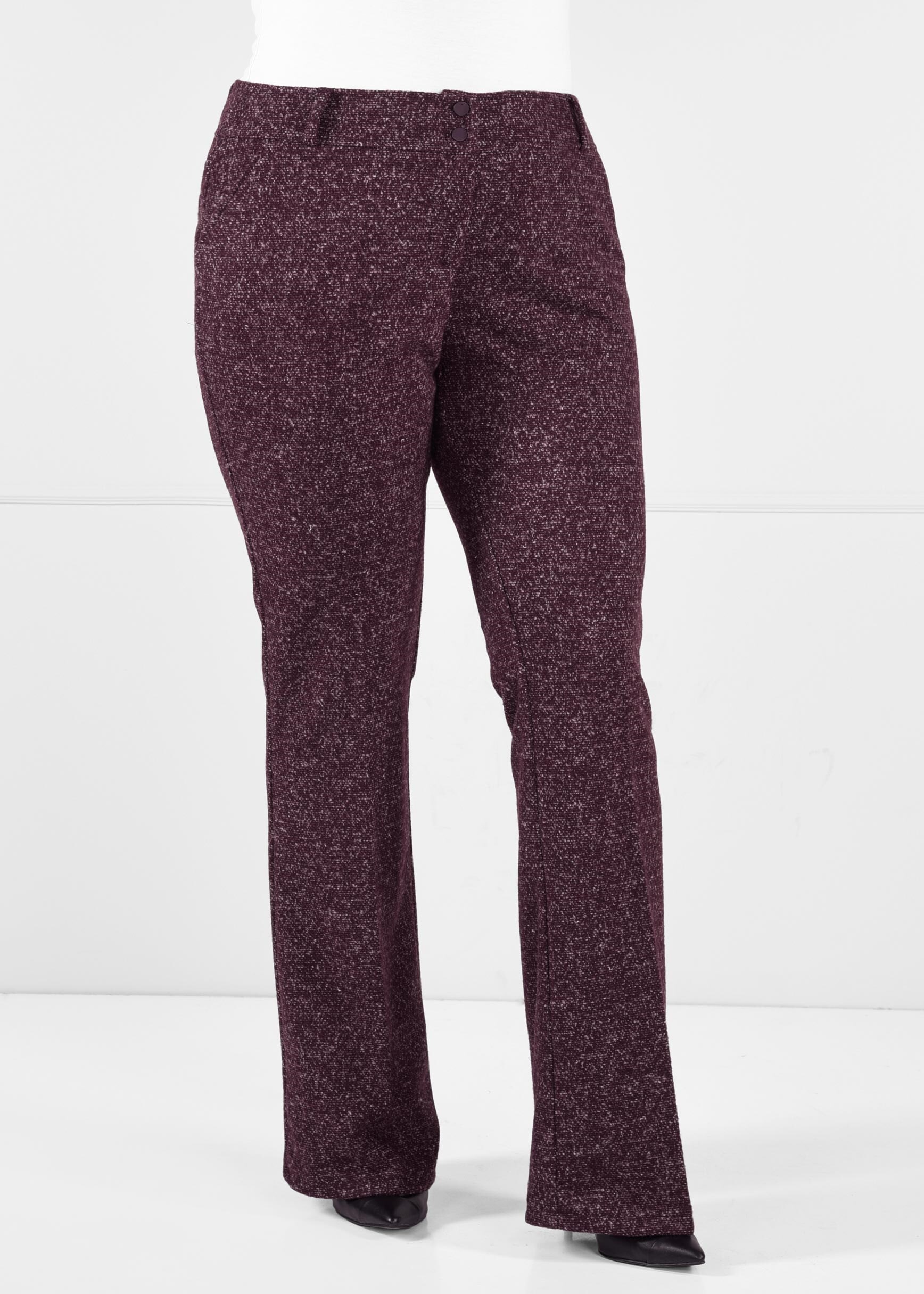 Tesettür giyim MÜRDÜM İSPANYOL PAÇA DÜĞMELİ PANTOLON 7279