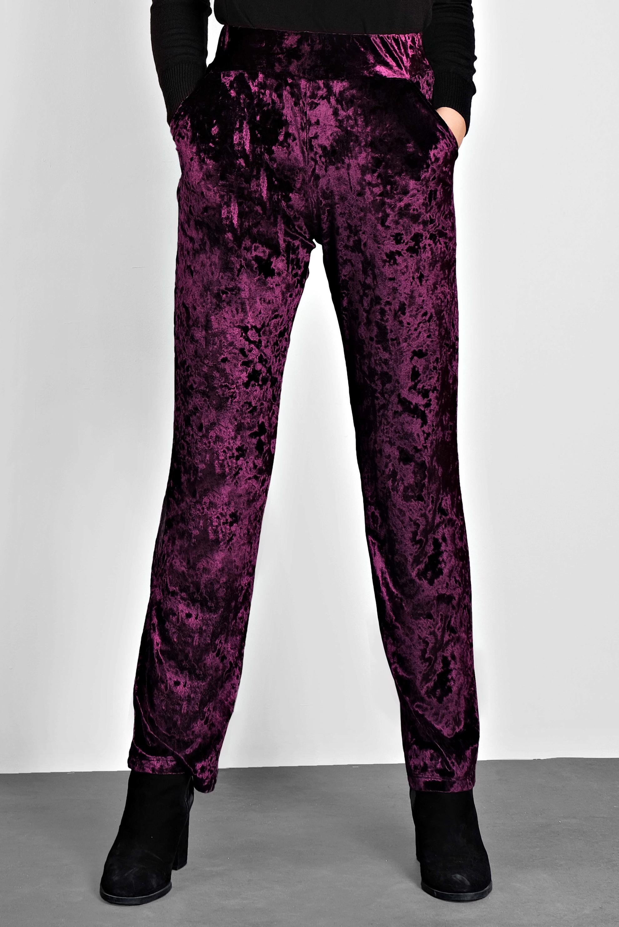 Tesettür giyim MÜRDÜM BELİ LASTİKLİ KADİFE PANTOLON 7402 