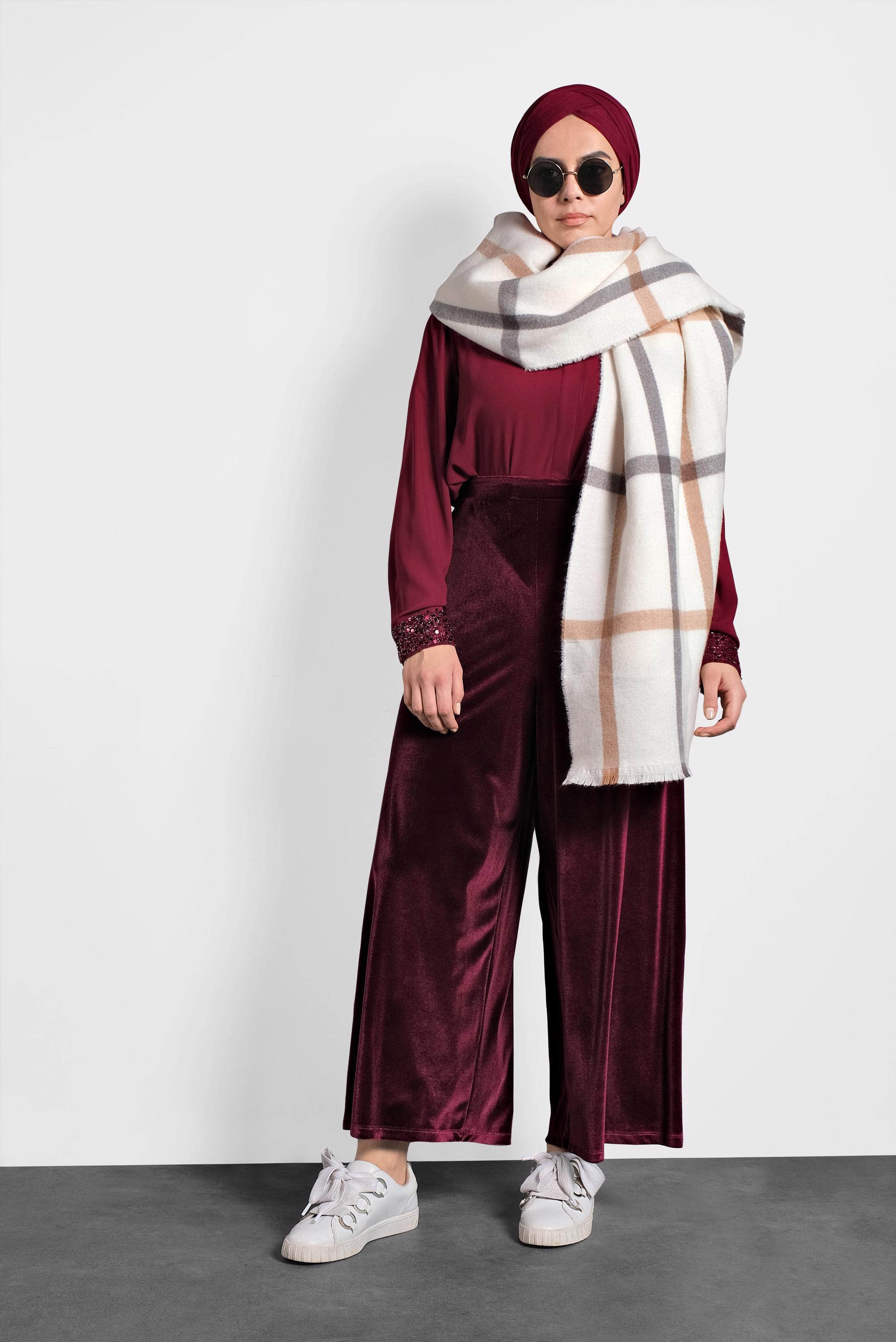 Hijab clothing DAMSON VELVET PANTS 7405 