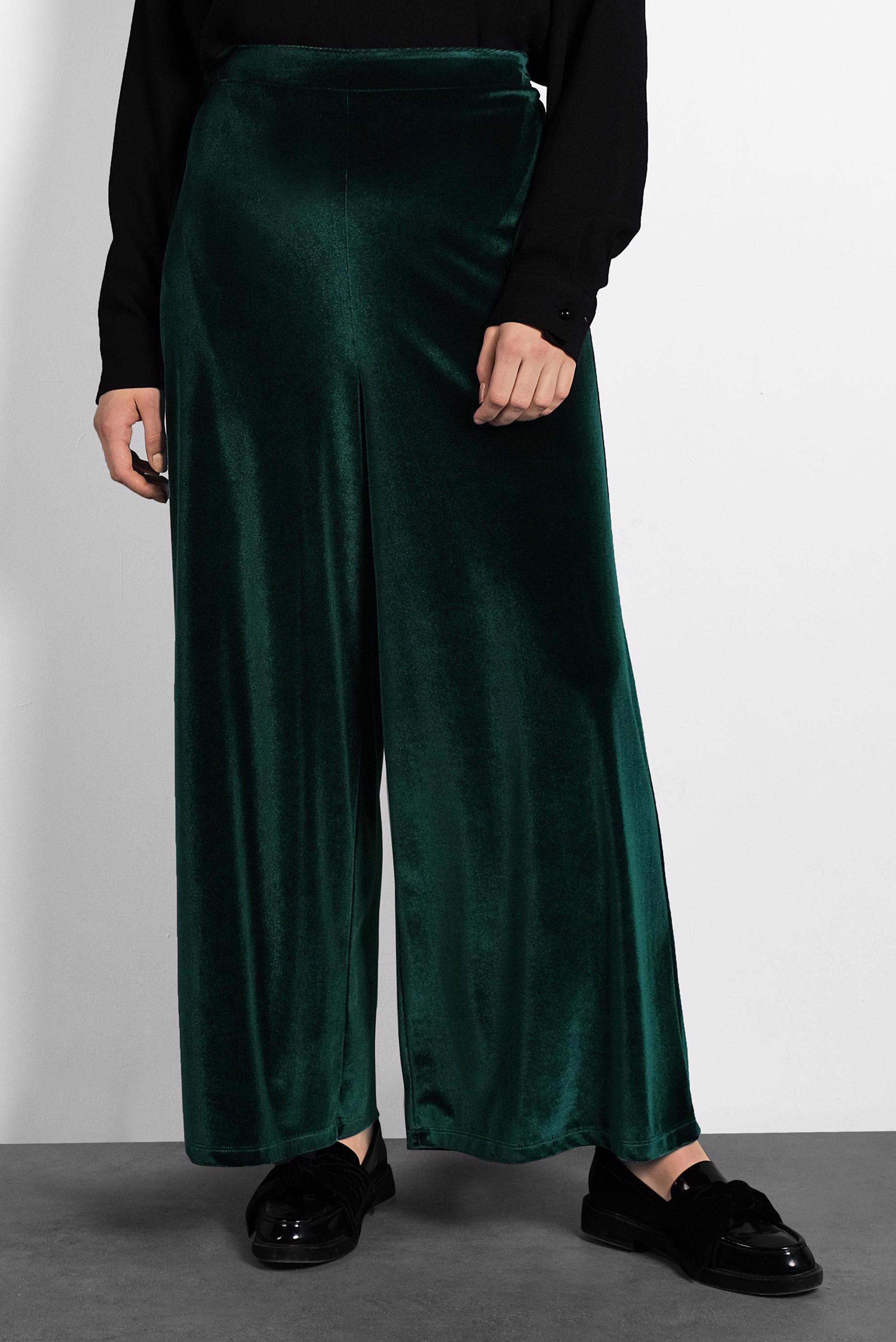 Hijab clothing GREEN VELVET PANTS 7405 