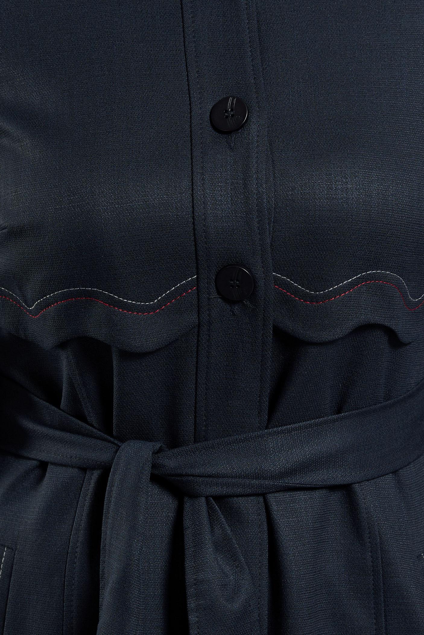 Tesettür giyim LACİVERT KAPÜŞONLU PARDESÜ 1162