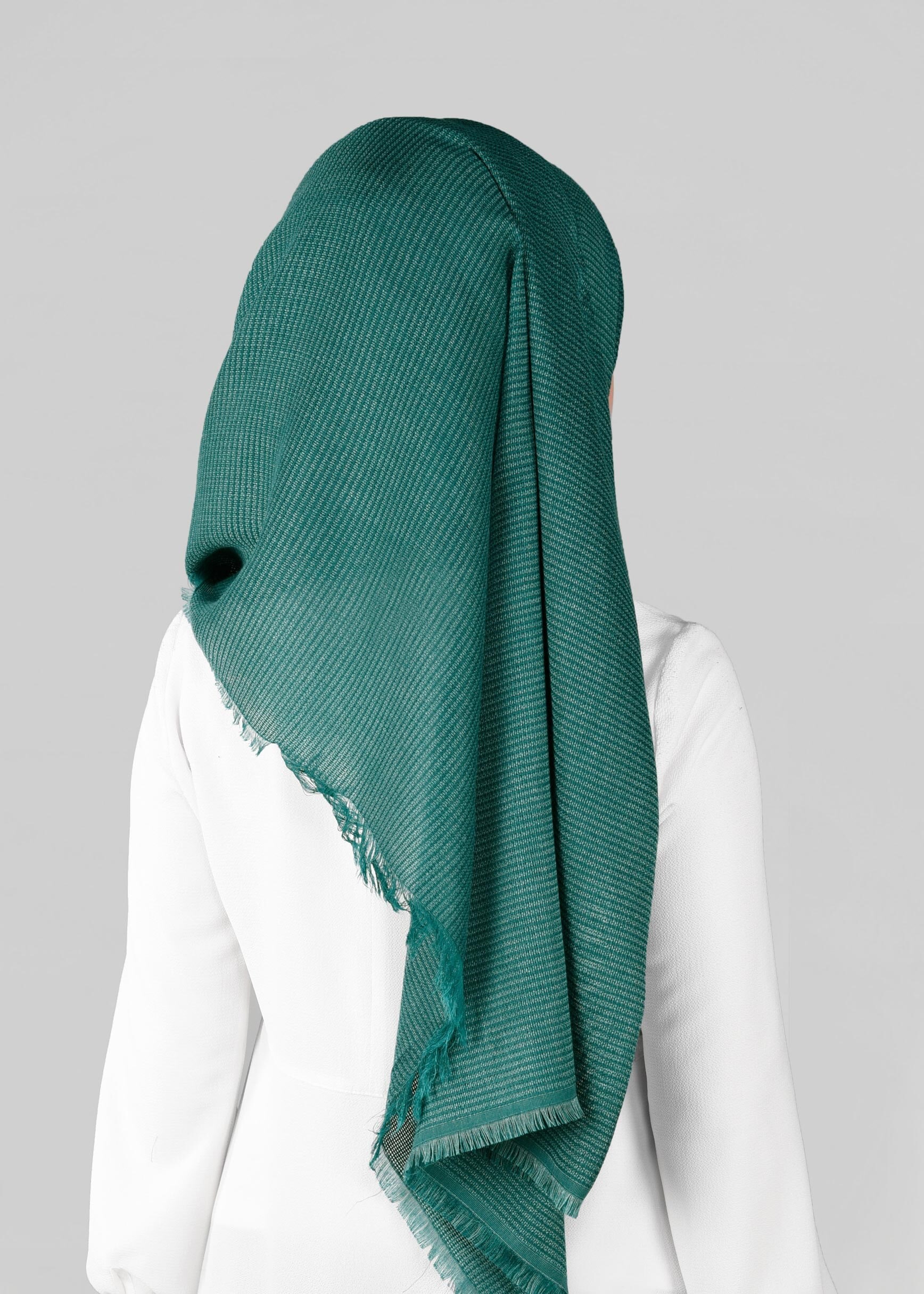 Tesettür giyim MAVİ 9885 ALVİNA KIŞLIK DOKUMA ŞAL