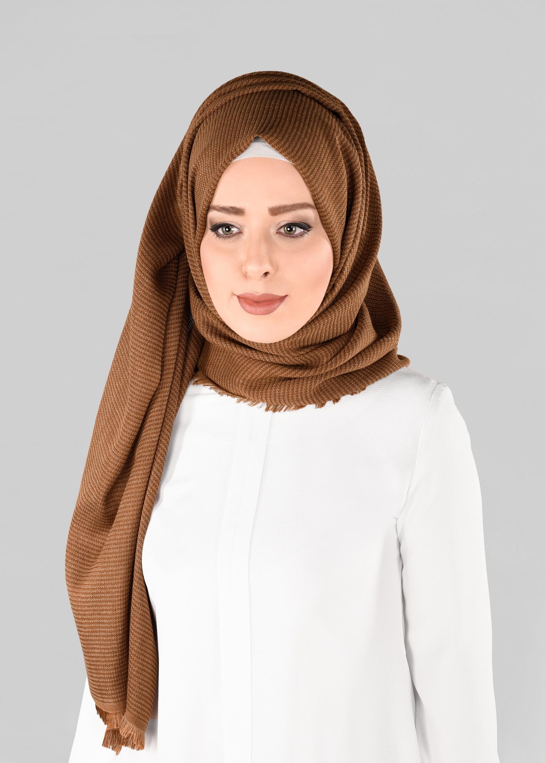 Tesettür giyim TABA 9885 ALVİNA KIŞLIK DOKUMA ŞAL