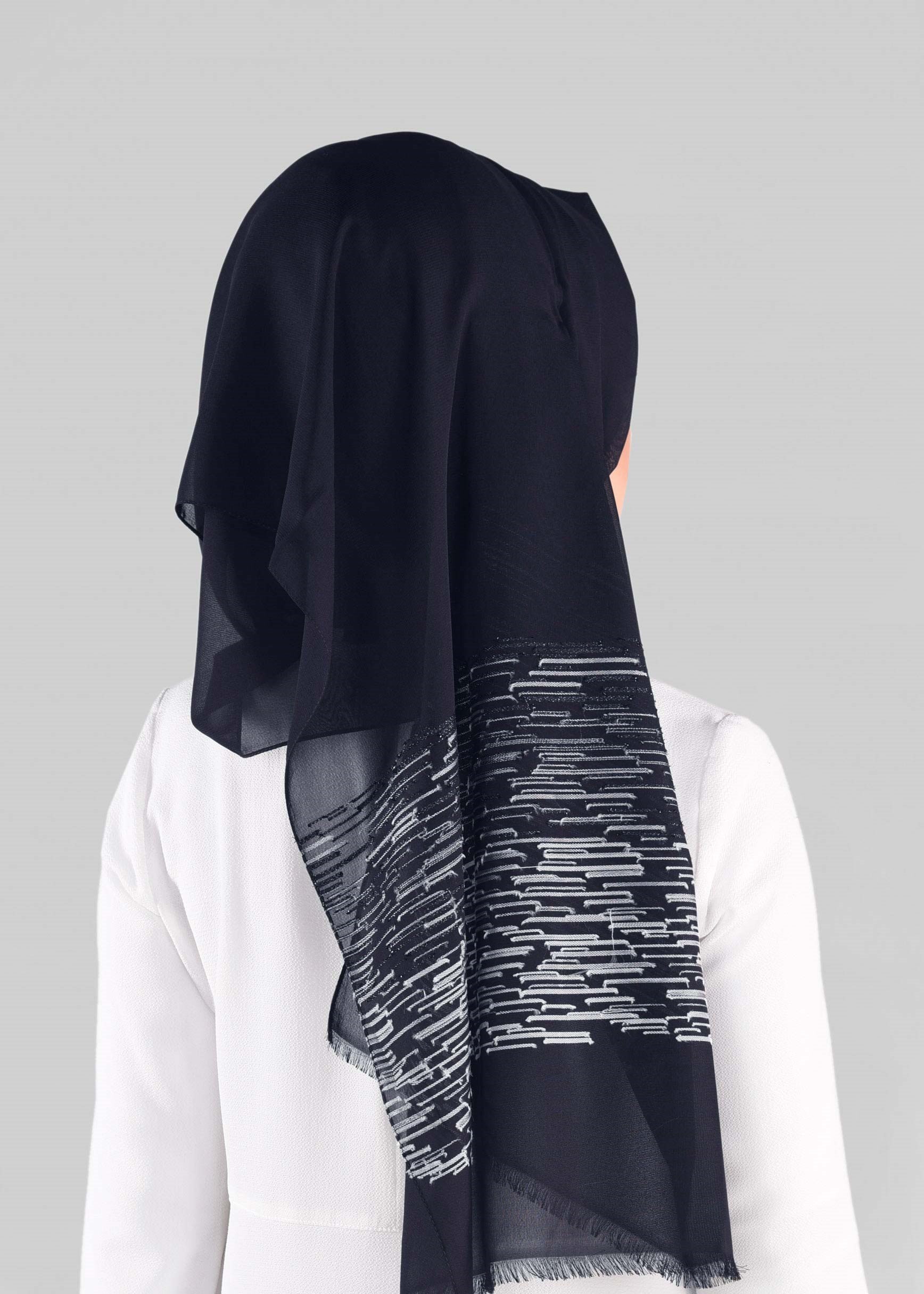 Tesettür giyim LACİVERT 9886 ALVİNA İLAYDA ŞAL