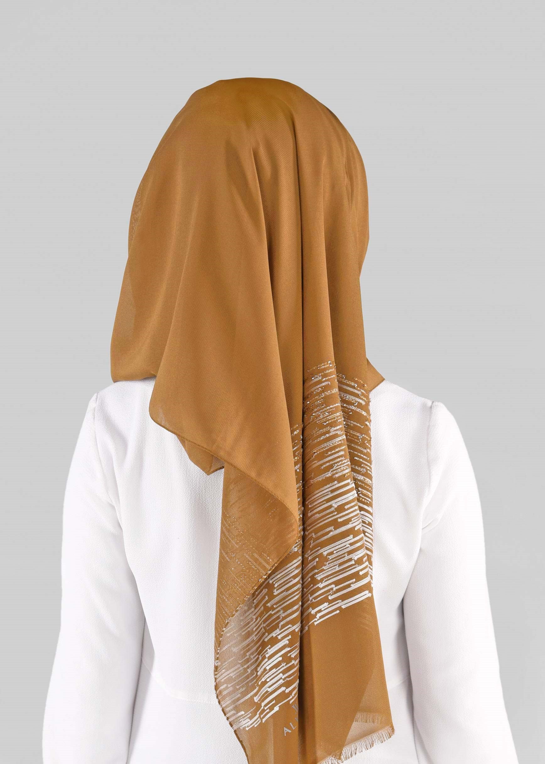 Tesettür giyim SARI 9886 ALVİNA İLAYDA ŞAL