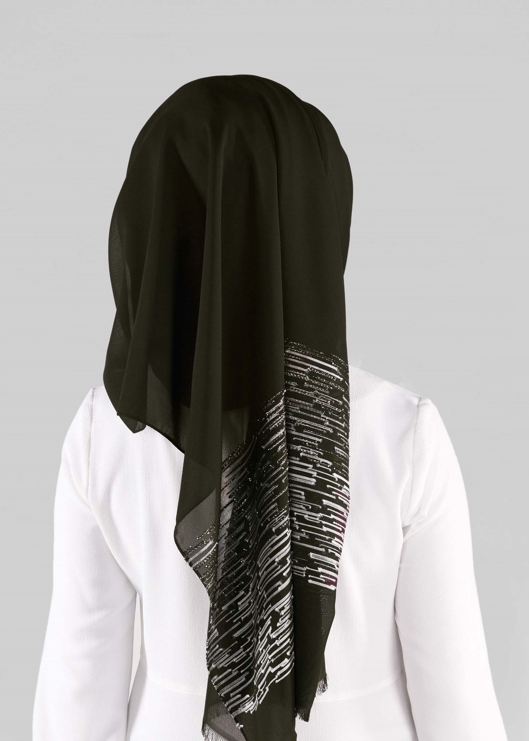 Tesettür giyim YEŞİL 9886 ALVİNA İLAYDA ŞAL