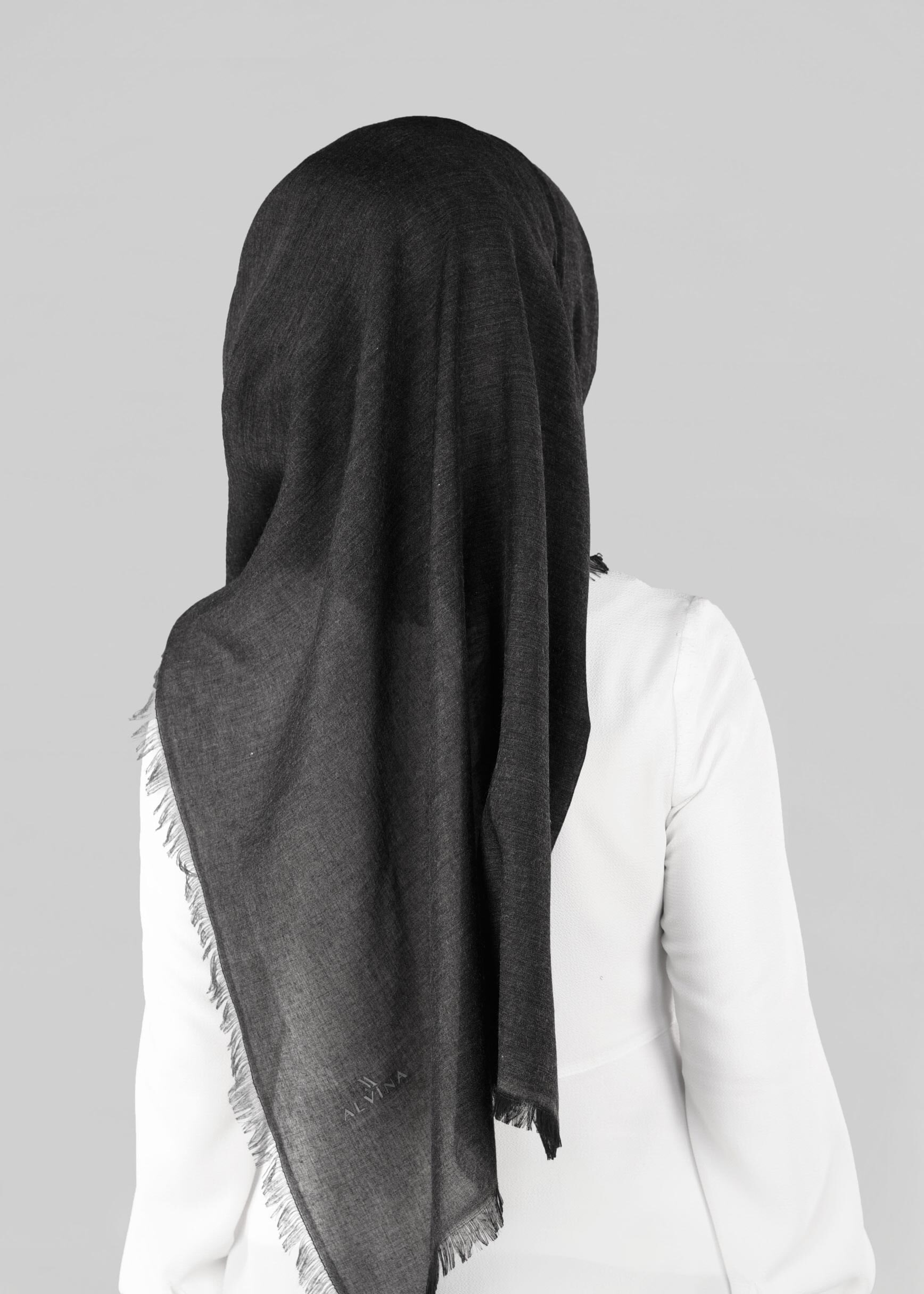 Tesettür giyim SİYAH 9888 ALVİNA SUDE ŞAL