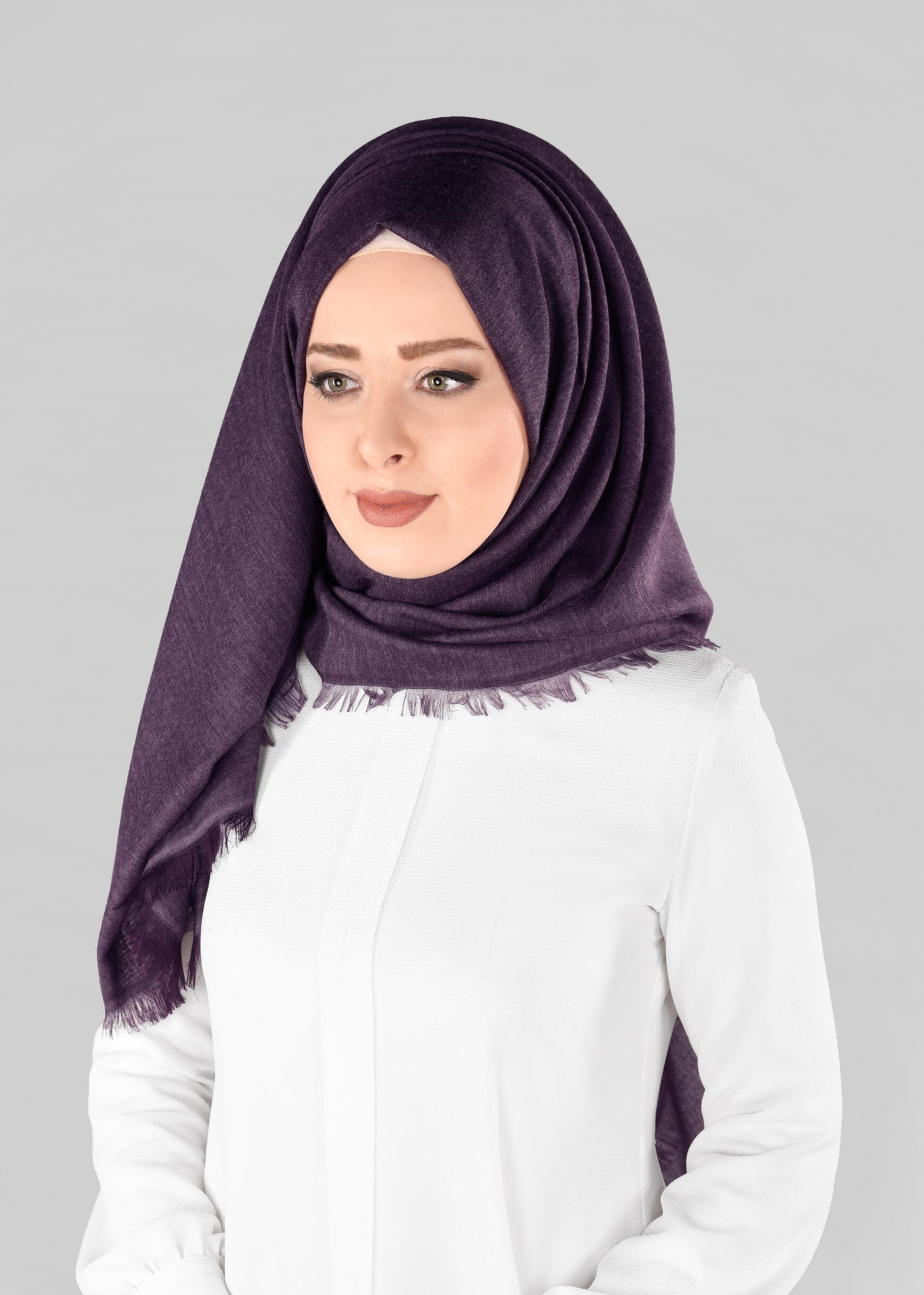 Tesettür giyim MOR 9888 ALVİNA SUDE ŞAL