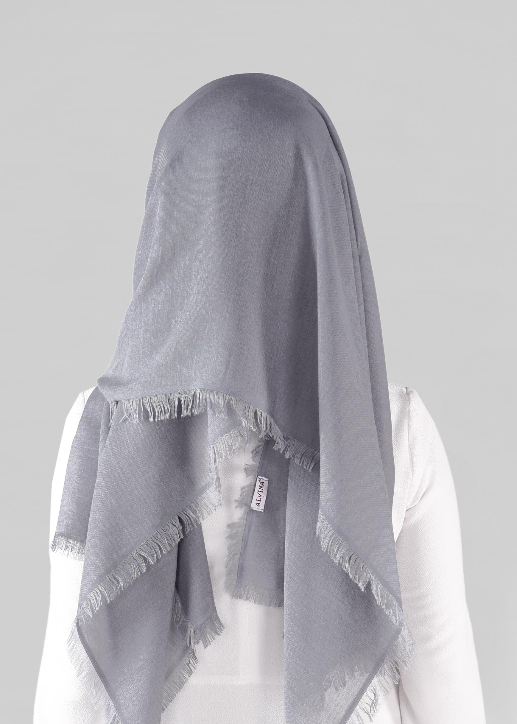 Tesettür giyim GÜMÜŞ 9888 ALVİNA SUDE ŞAL