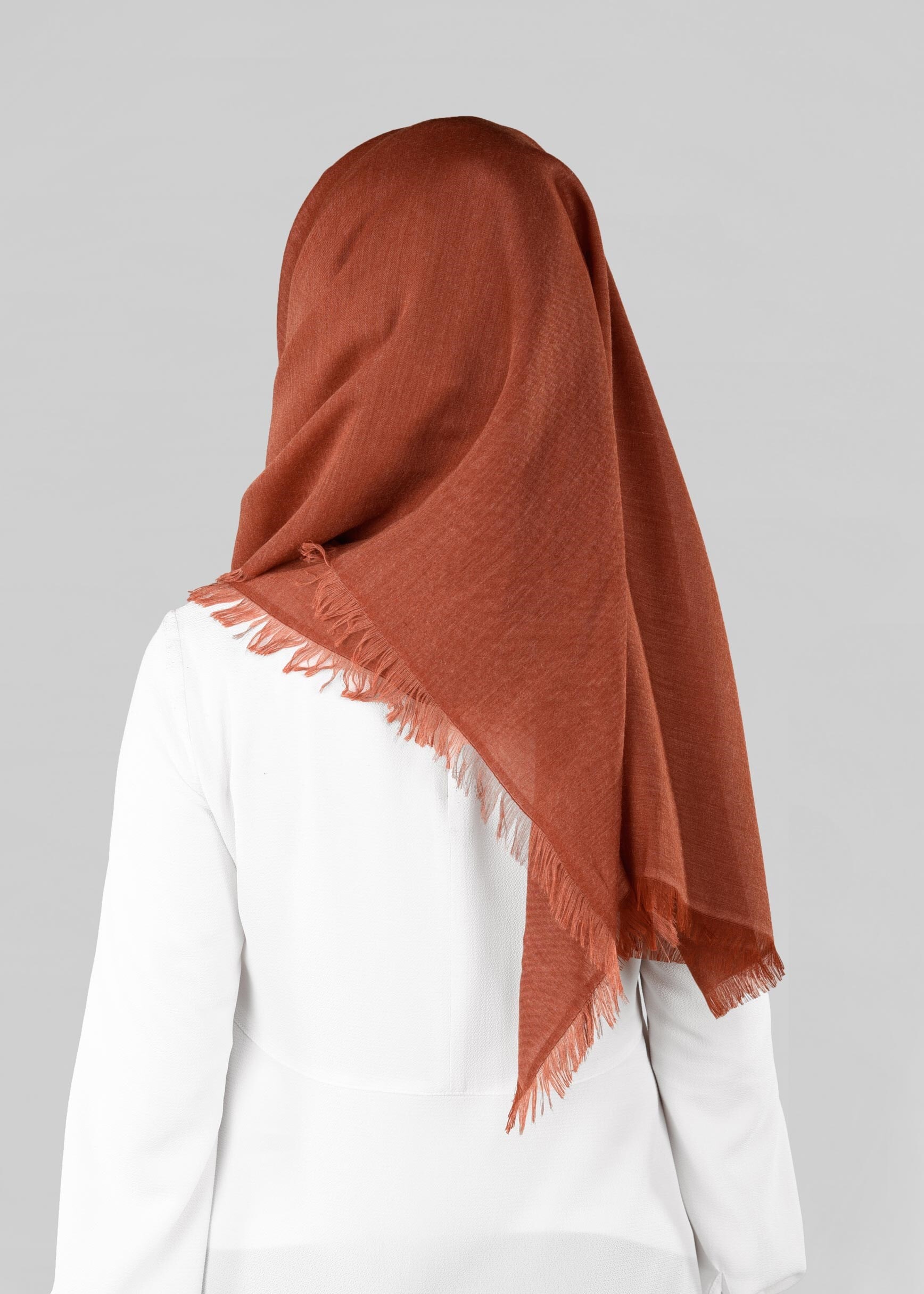 Tesettür giyim TURUNCU 9888 ALVİNA SUDE ŞAL