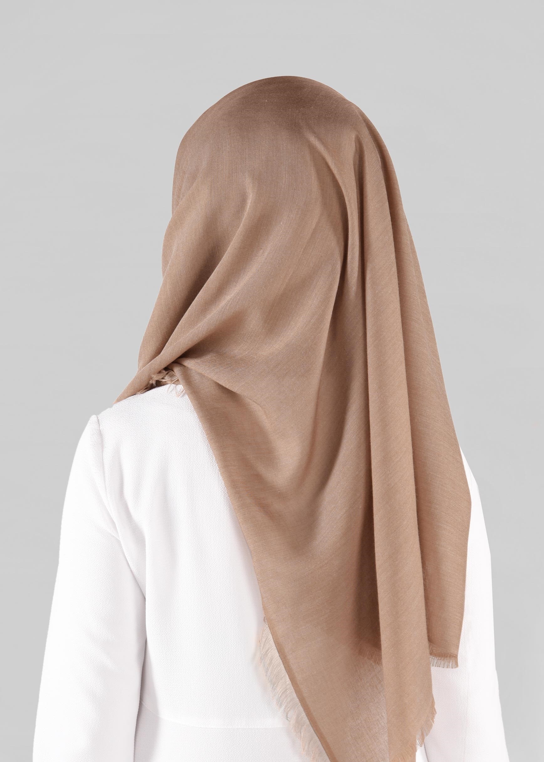 Tesettür giyim VİZON 9888 ALVİNA SUDE ŞAL