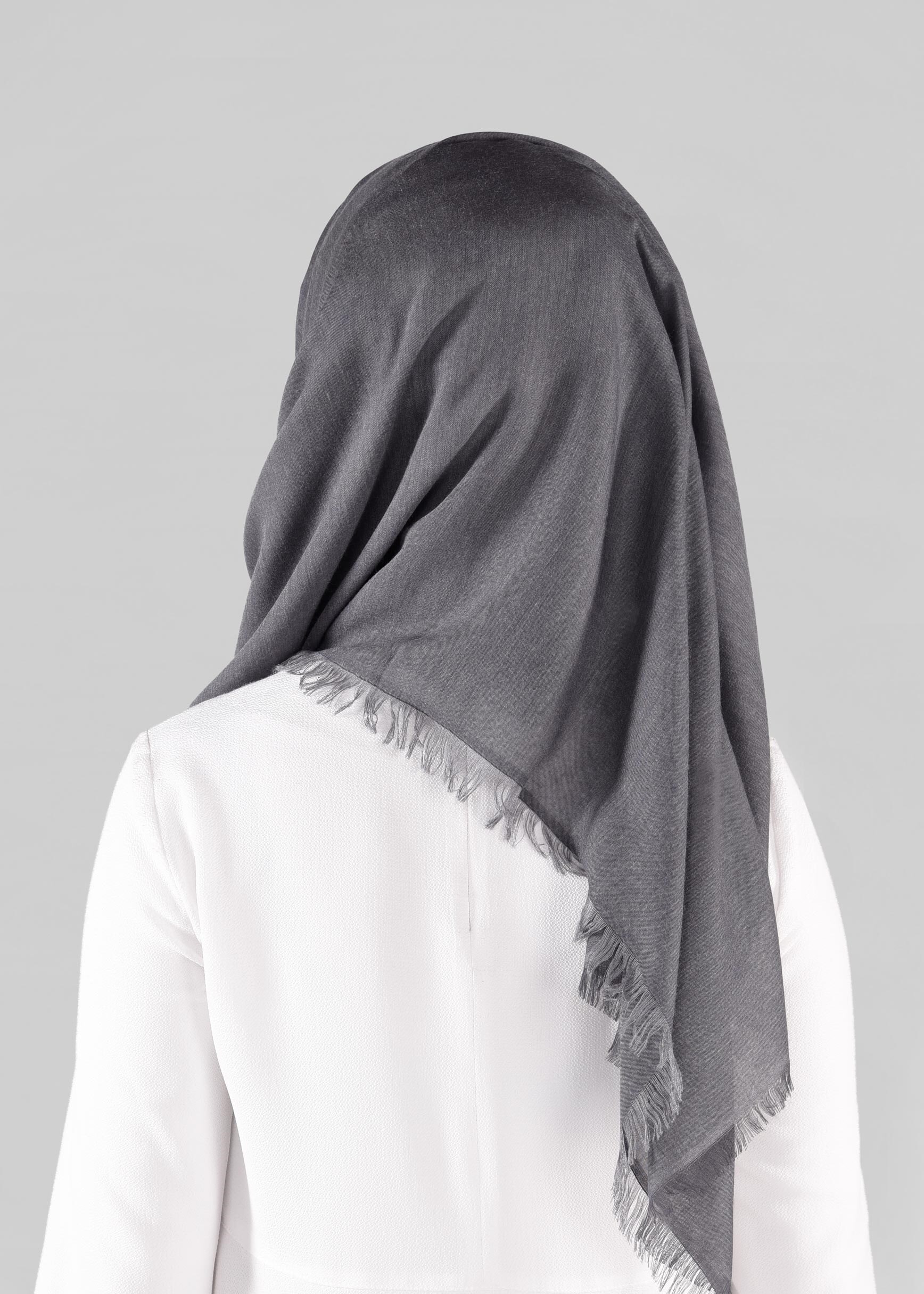 Tesettür giyim GRİ 9888 ALVİNA SUDE ŞAL