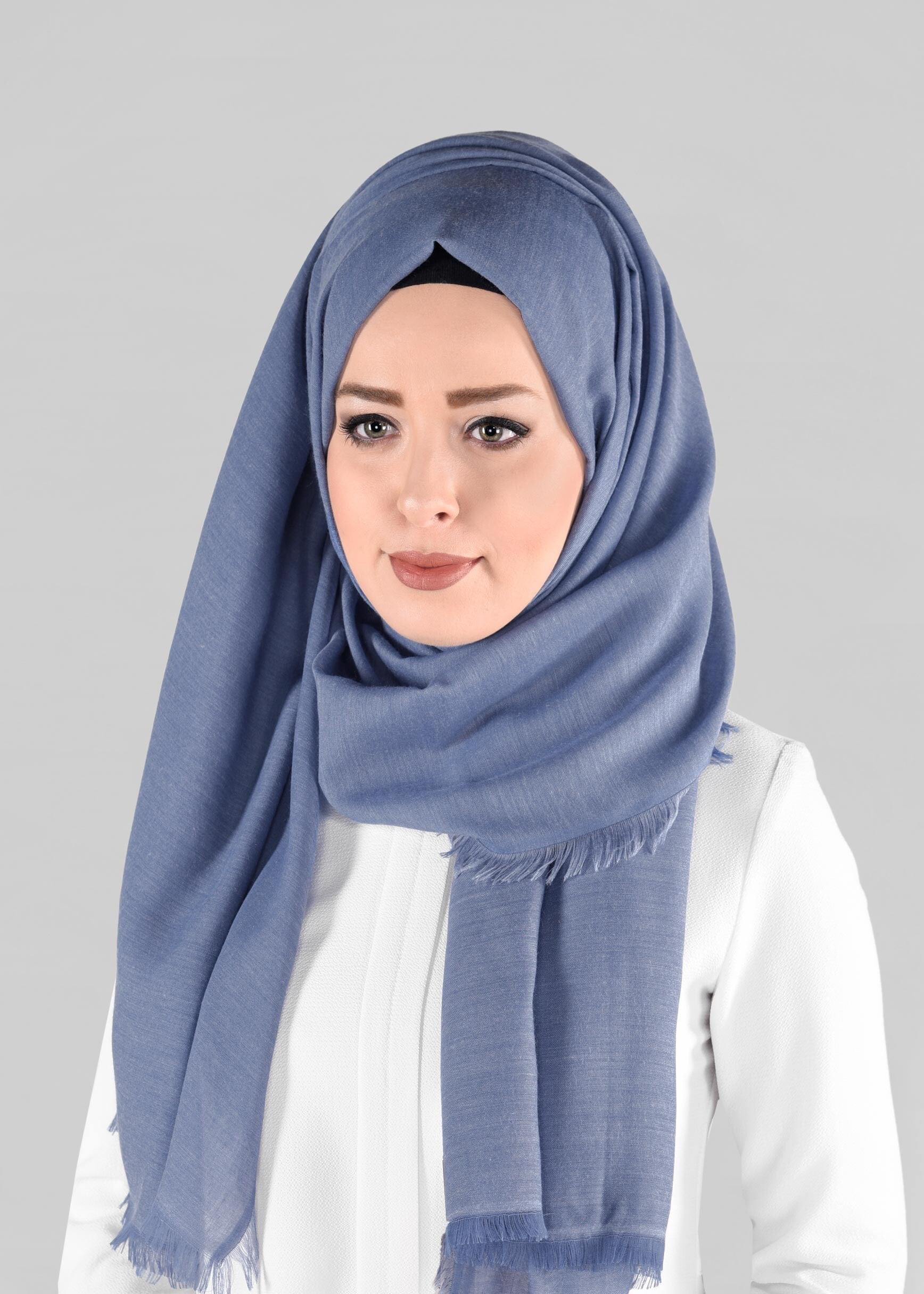 Tesettür giyim LACİVERT 9888 ALVİNA SUDE ŞAL