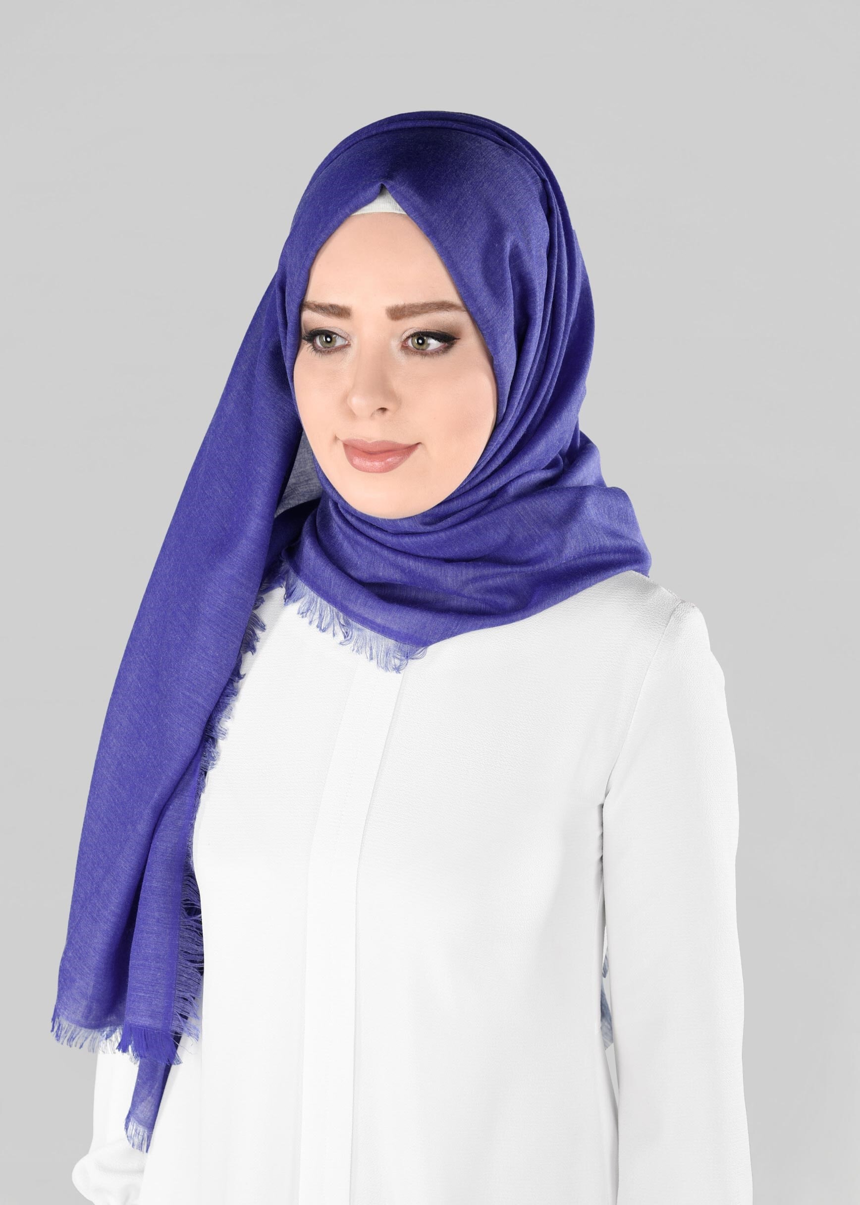 Tesettür giyim LACİVERT 9888 ALVİNA SUDE ŞAL