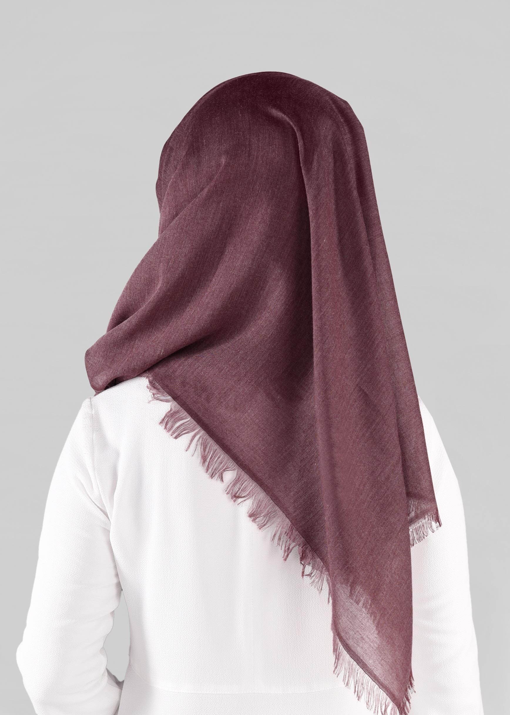 Tesettür giyim BORDO 9888 ALVİNA SUDE ŞAL