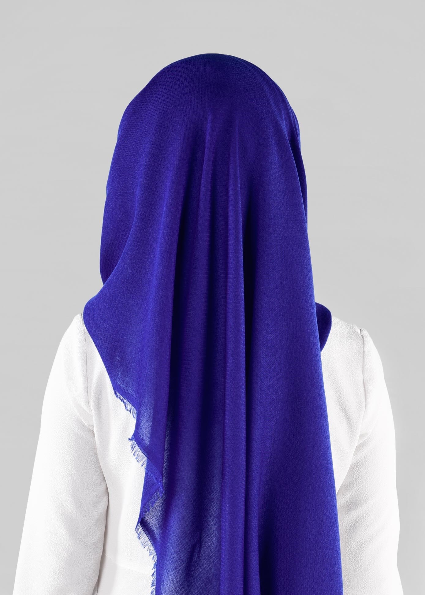 Tesettür giyim LACİVERT ALVİNA ÇITIR ŞAL 9894 