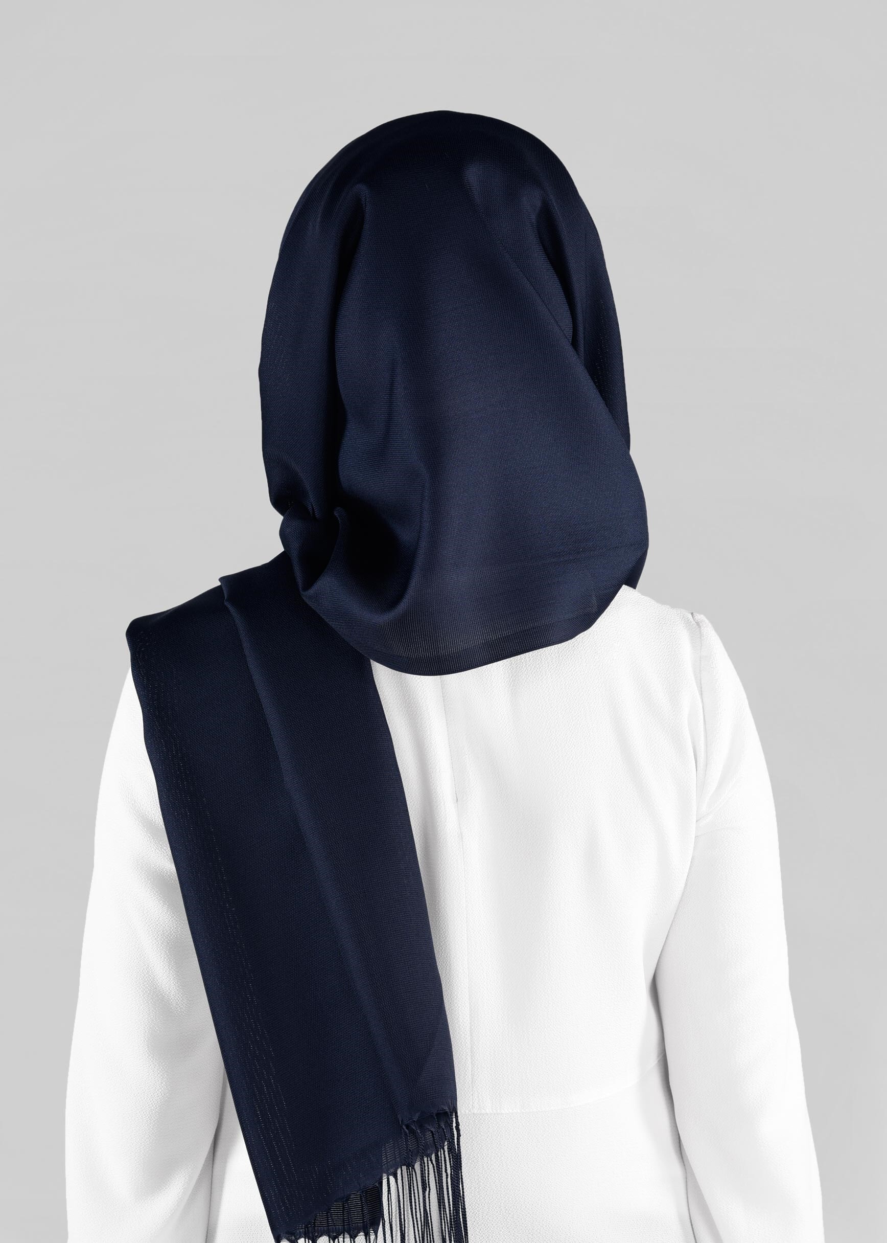 Tesettür giyim LACİVERT ALVİNA ŞAL 9897