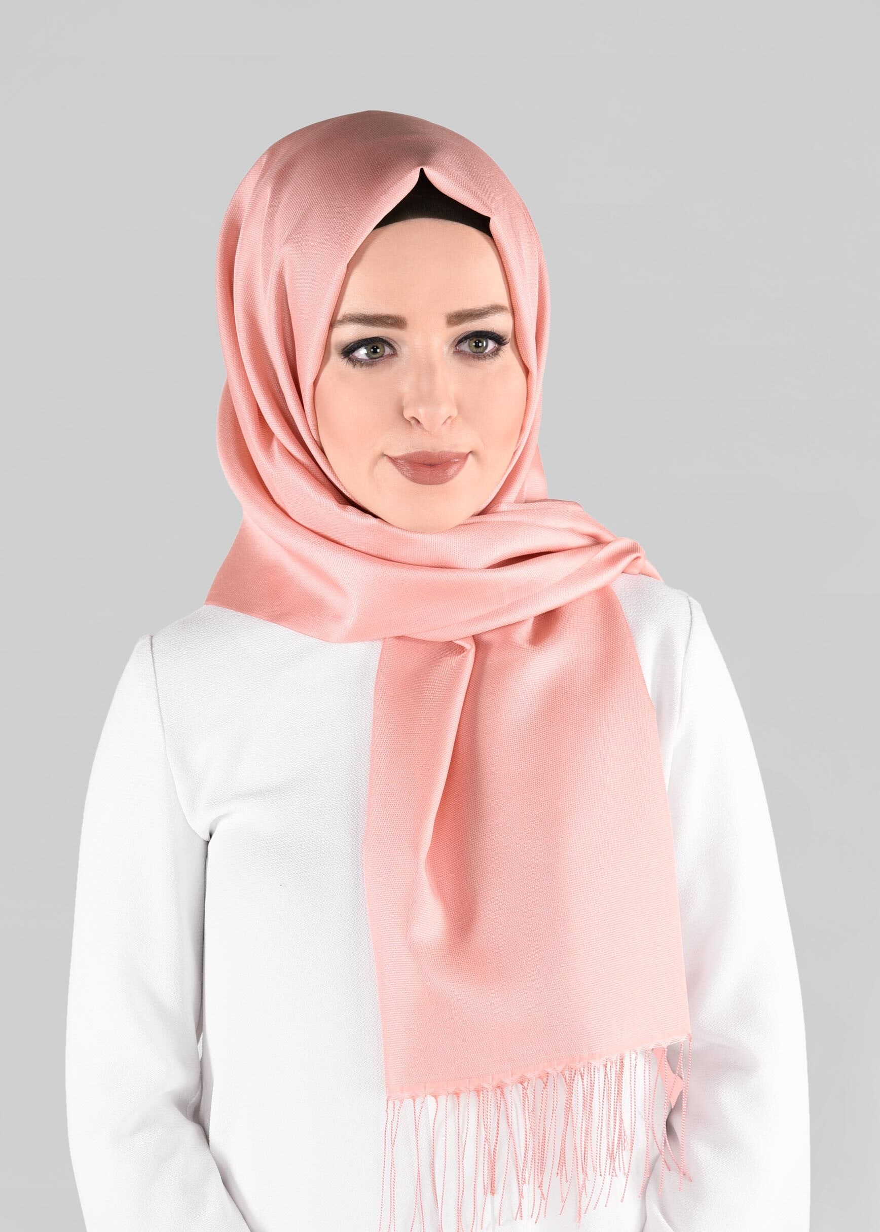 Tesettür giyim PUDRA ALVİNA ŞAL 9897