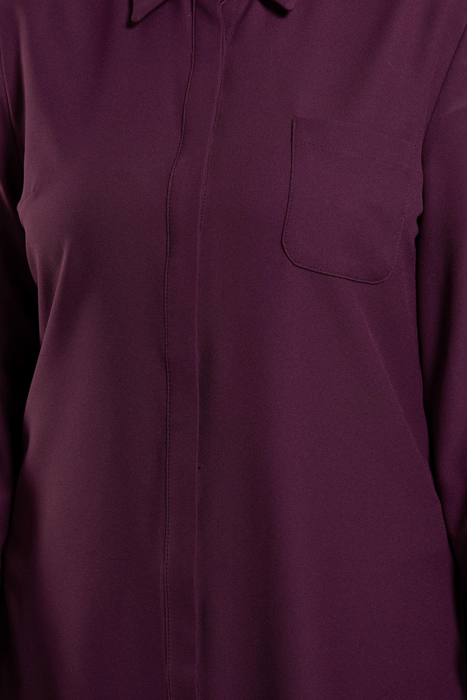 Tesettür giyim MÜRDÜM GÖMLEK YAKA TUNİK 4644